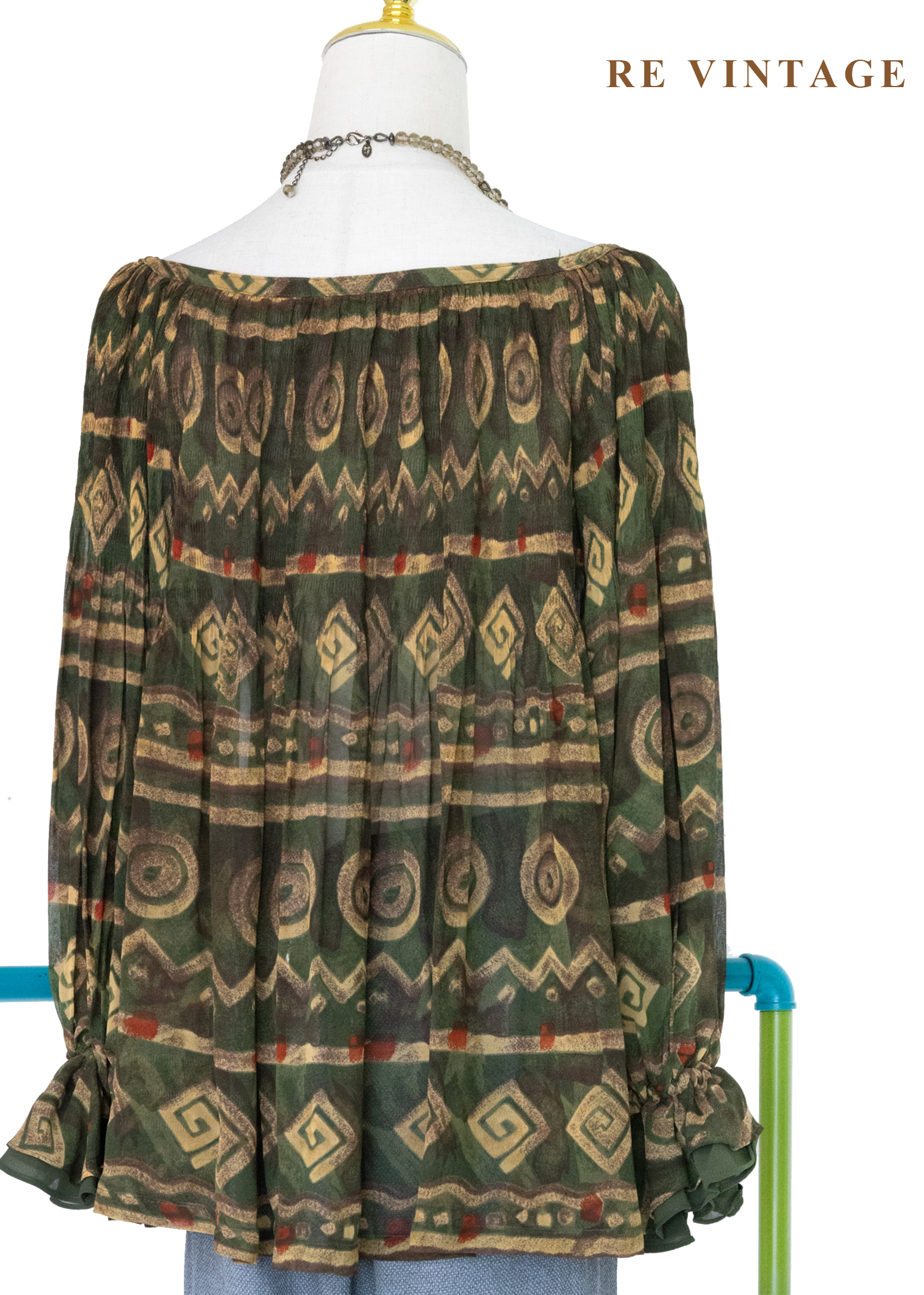 波希米雅公主狂放幾何圖騰上衣10