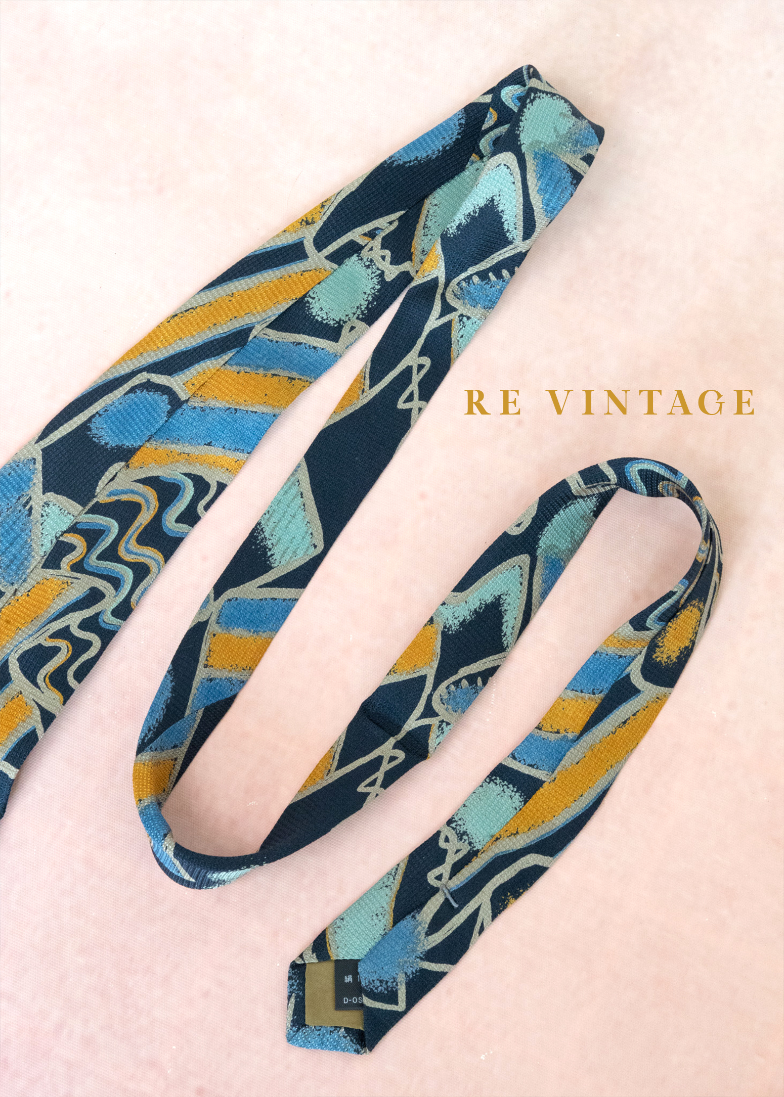 Retro - Futurism 幾何圖騰領帶8