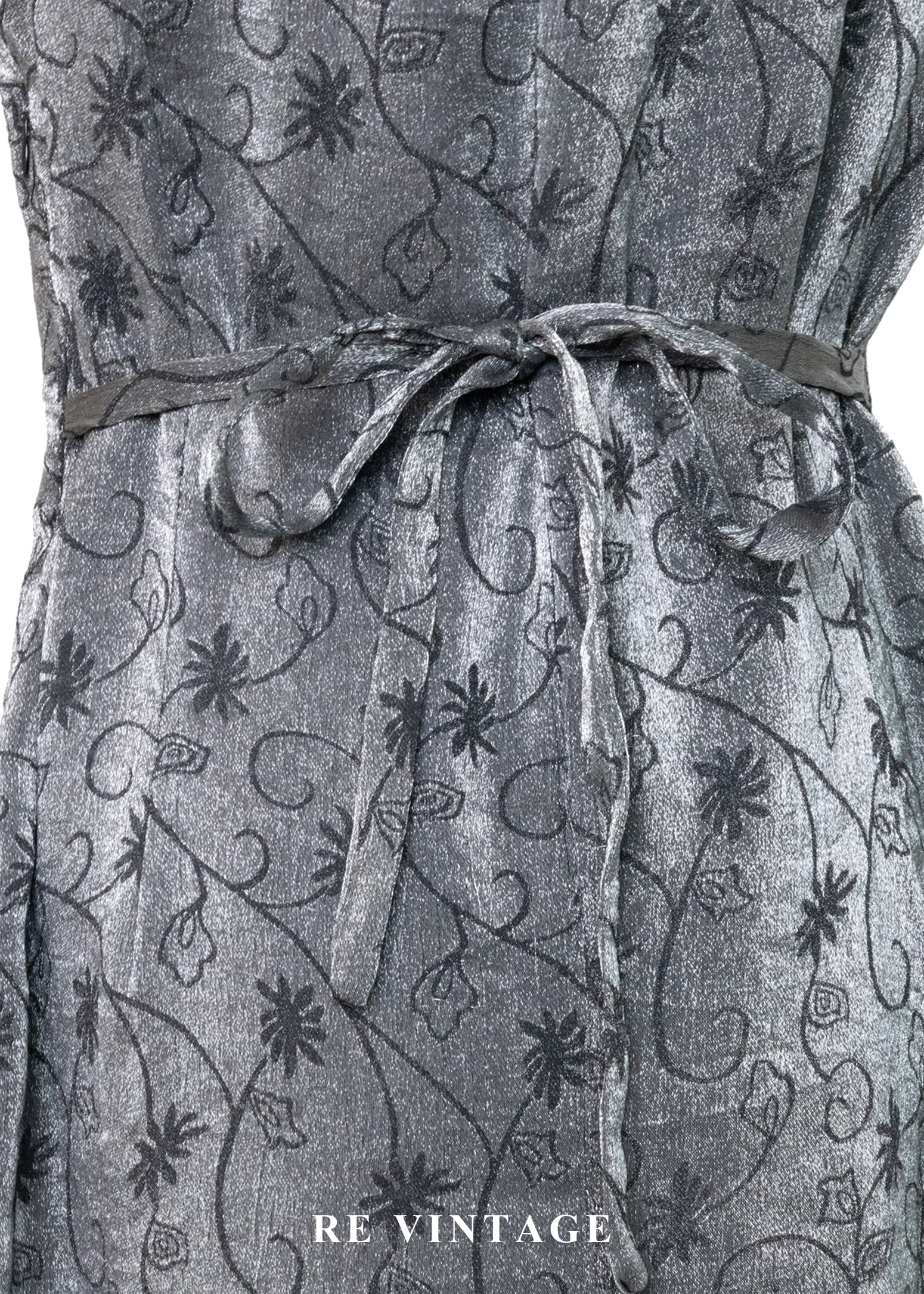 銀河裡的雛菊 - 銀線花卉連身長裙15