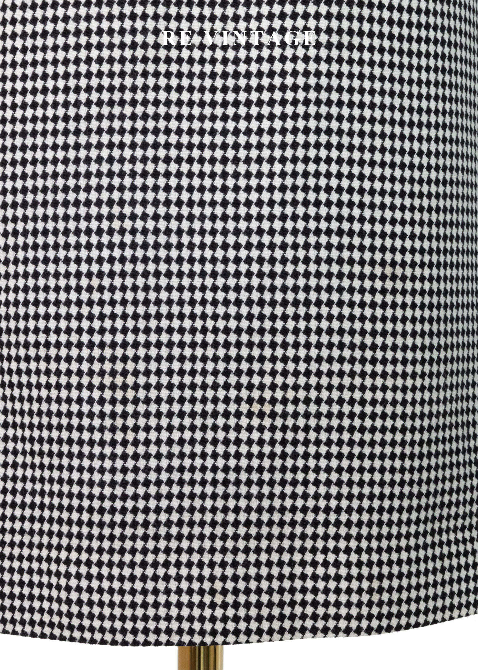 質感單品 - 經典黑白千鳥格短裙(26")4
