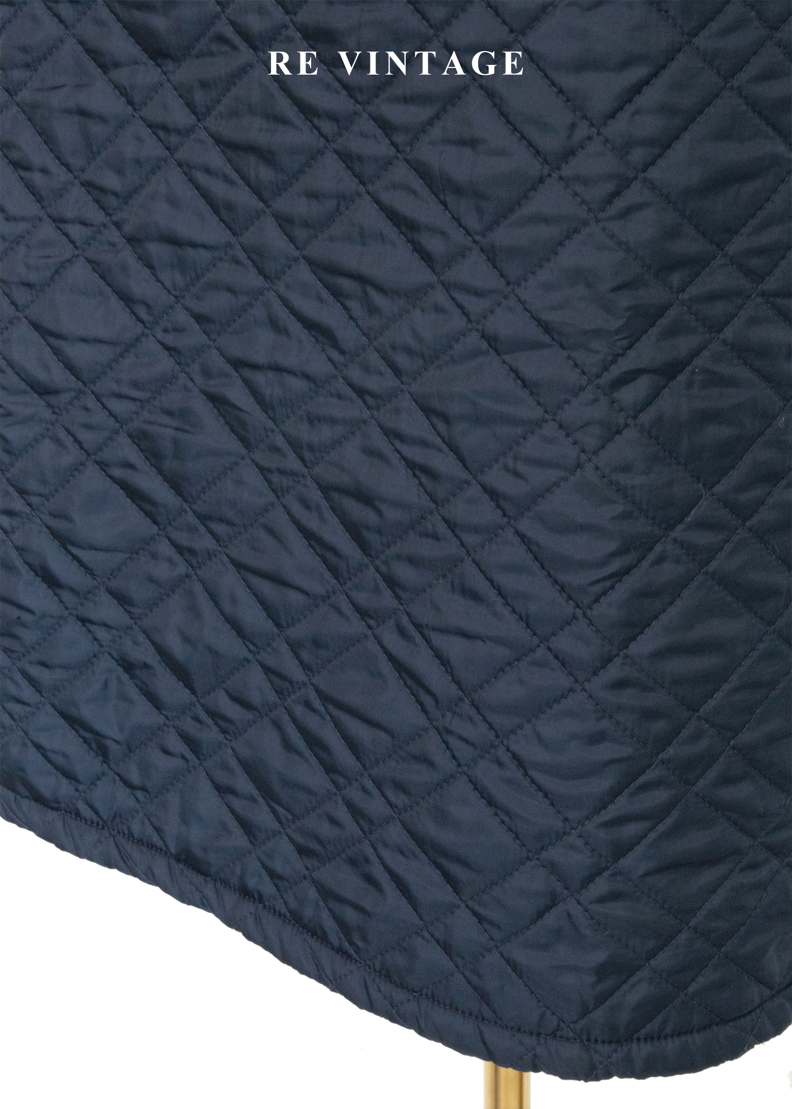 必備單品 - Quilted Navy Skirt 暖暖長裙(27.5")5