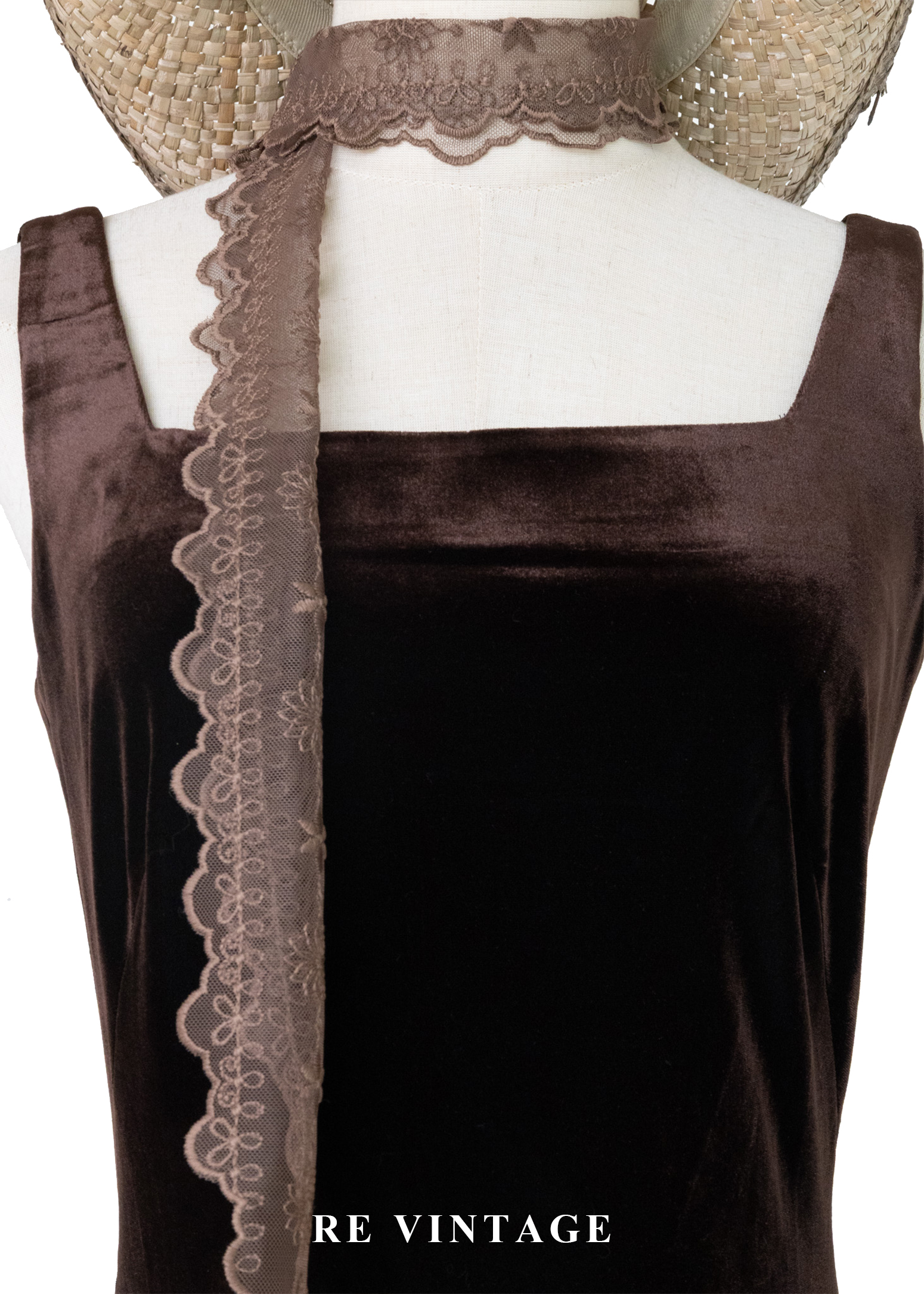 質感單品 - 迷人巧克力色絨布迷你洋裝7