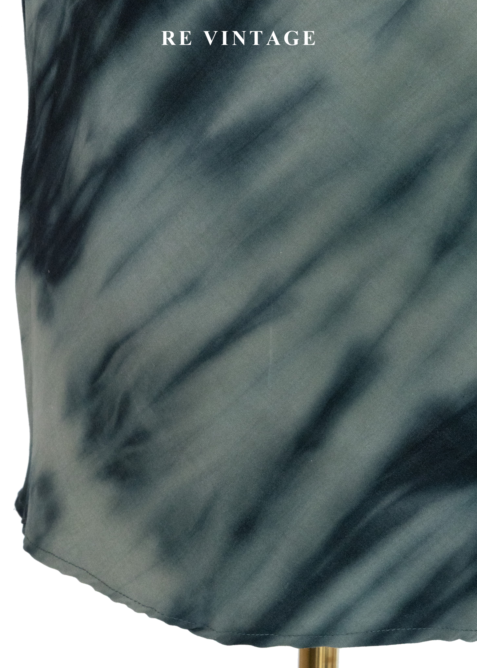 水墨綠迷蹤中長裙(22-29")7