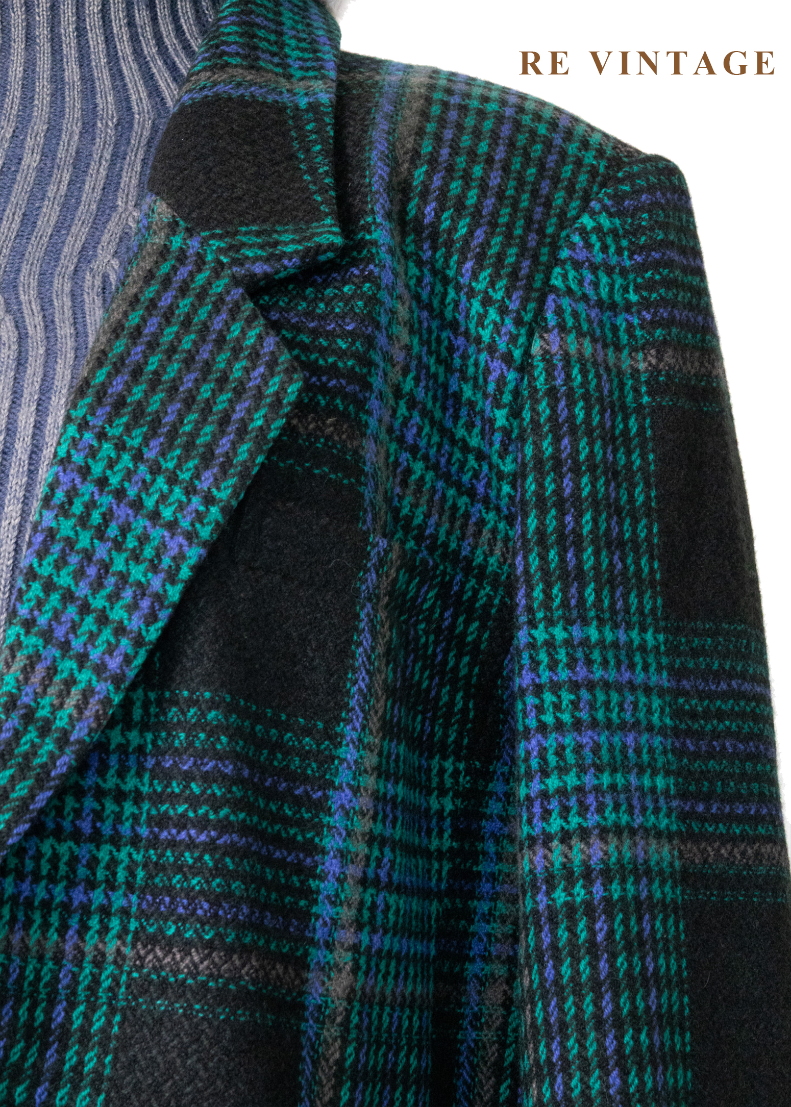 極光格律霓虹編織西裝外套8