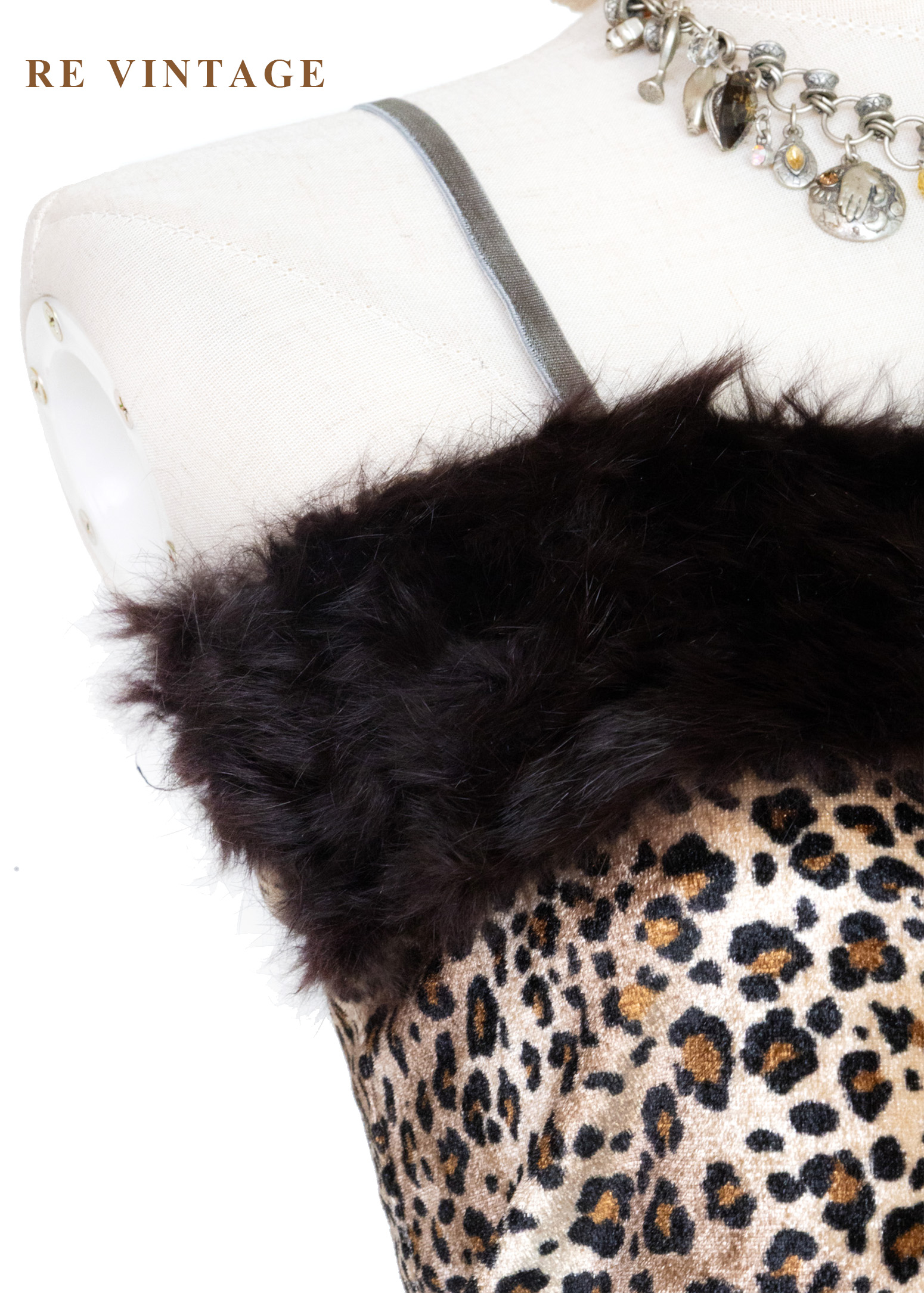 Velvet Wild 絨毛小豹細肩帶背心4