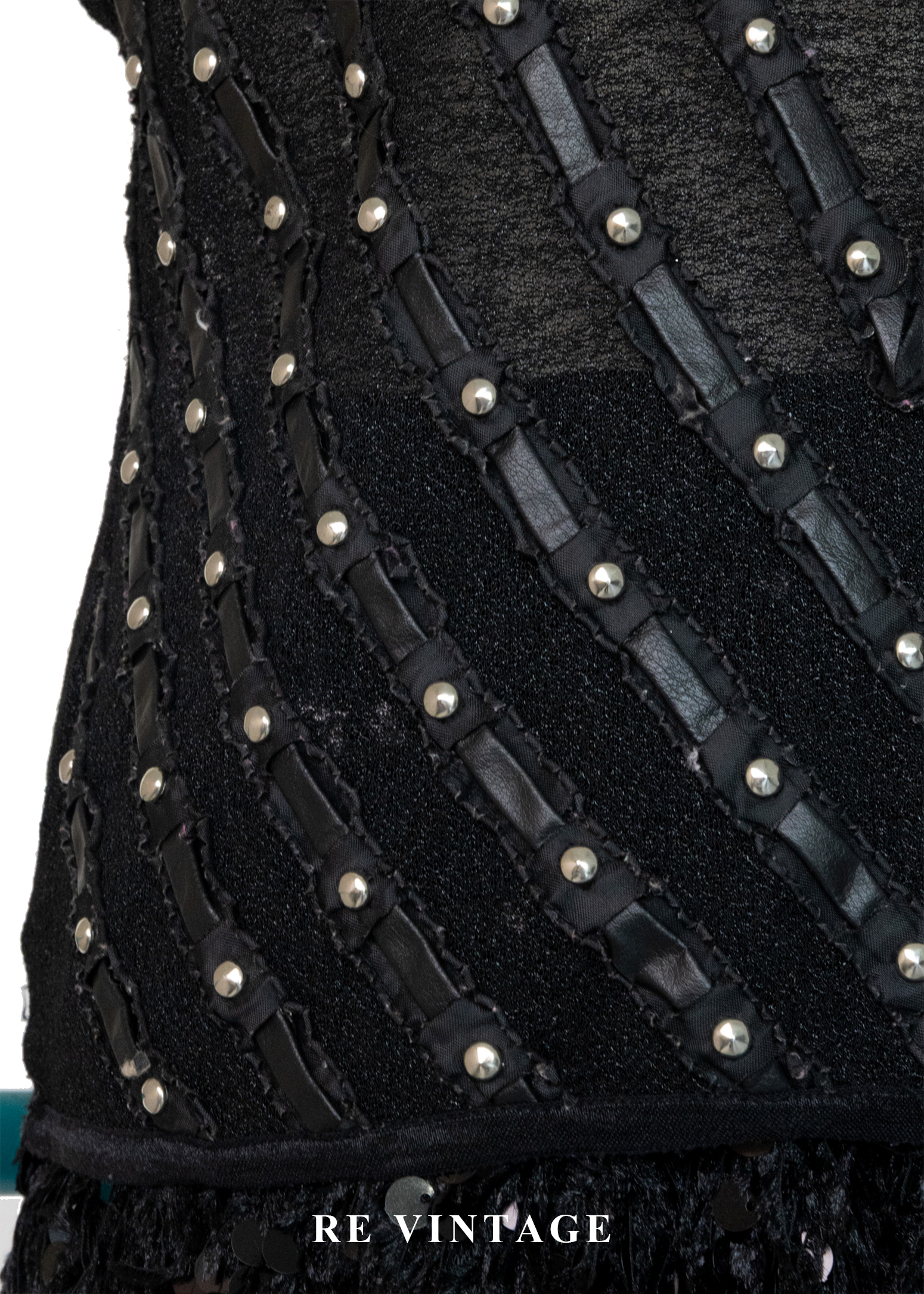 銀光微光脈絡黑系背心6