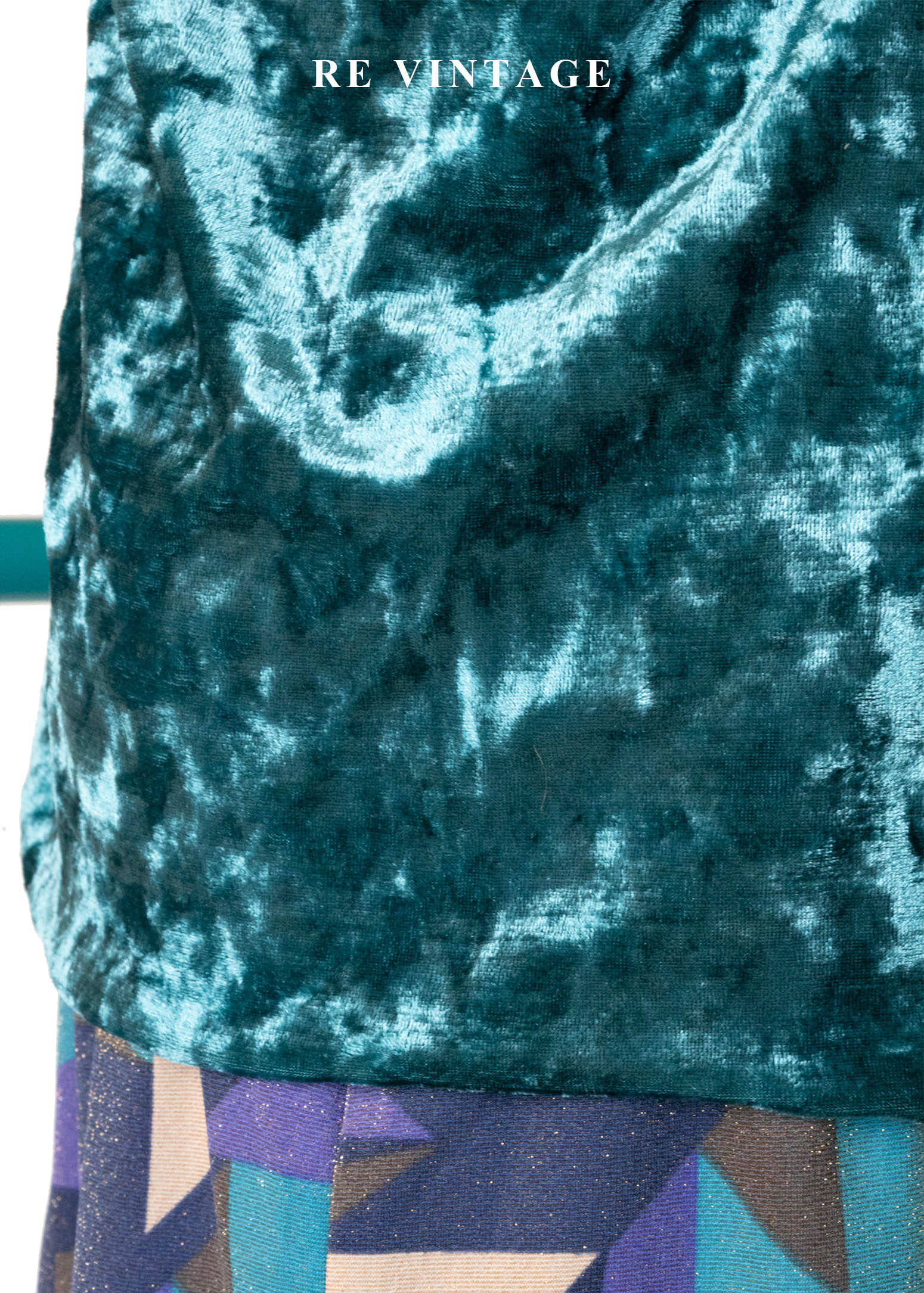 地中海晨曦 - 交錯肩帶絨布細肩帶背心9