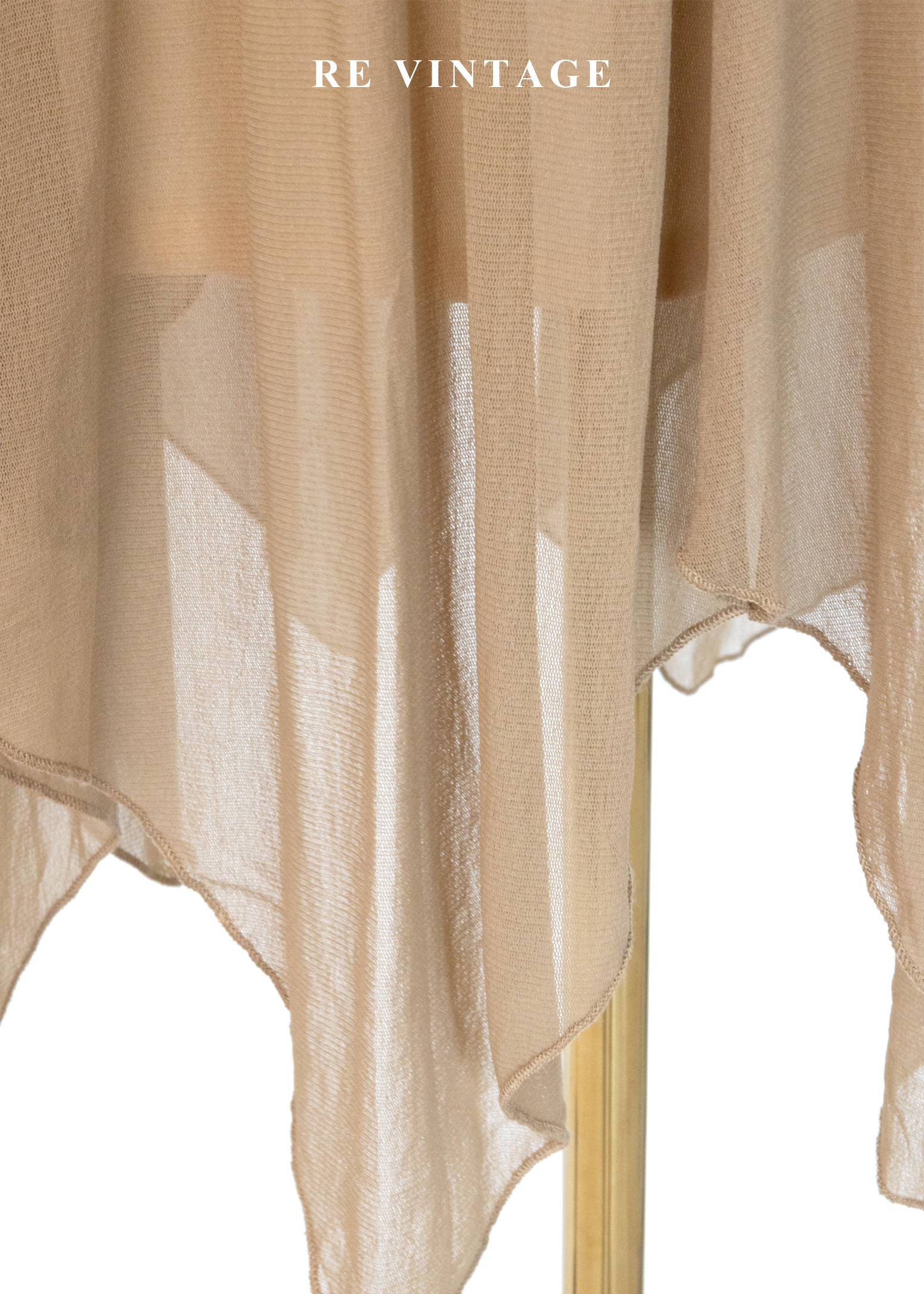 蜂蜜月光柔紗亮片美裙(22-27")6