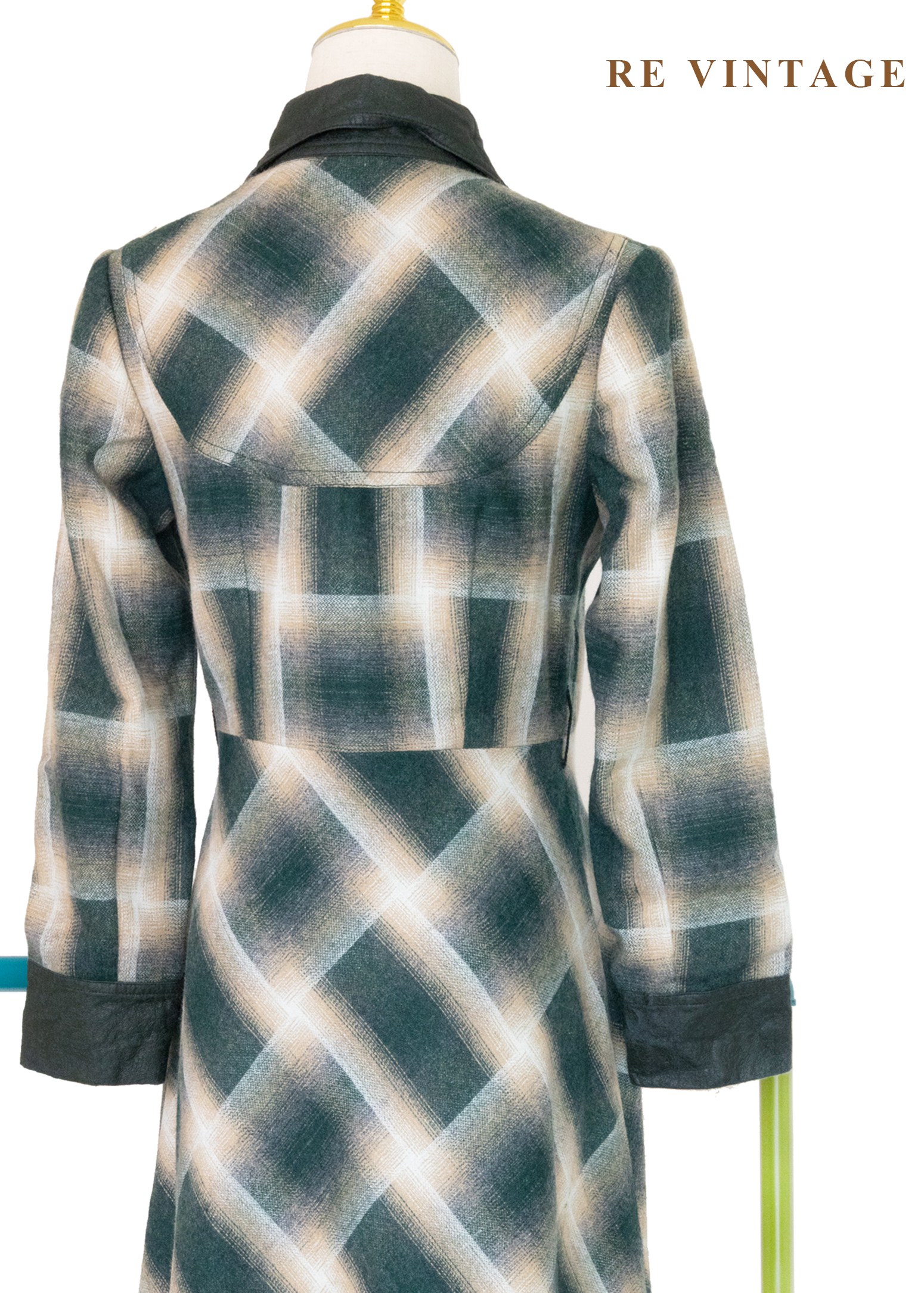 Echo in the Pines 霧裡森林格紋長洋裝18