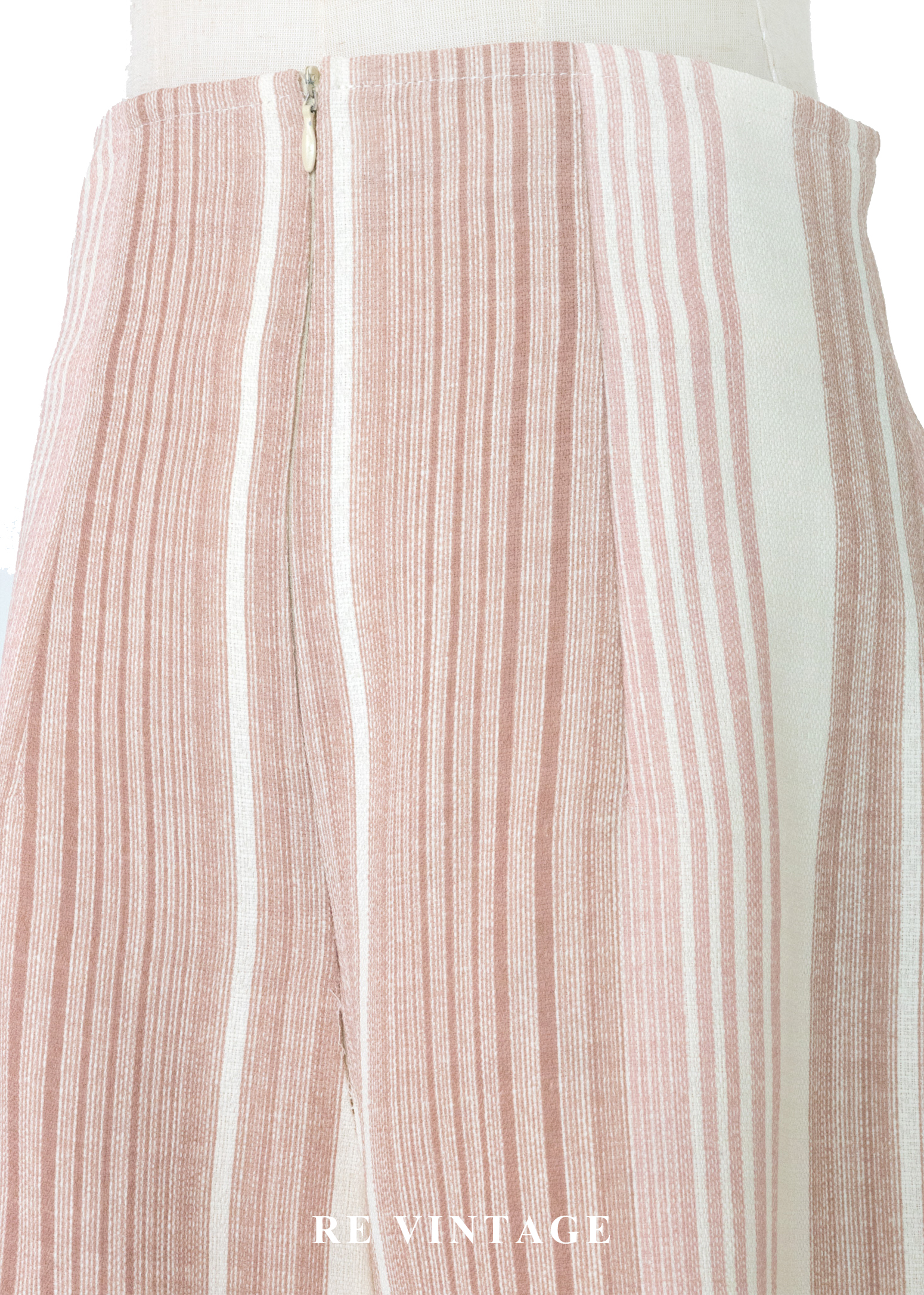 玫瑰奶茶色線條高腰短褲(26")7