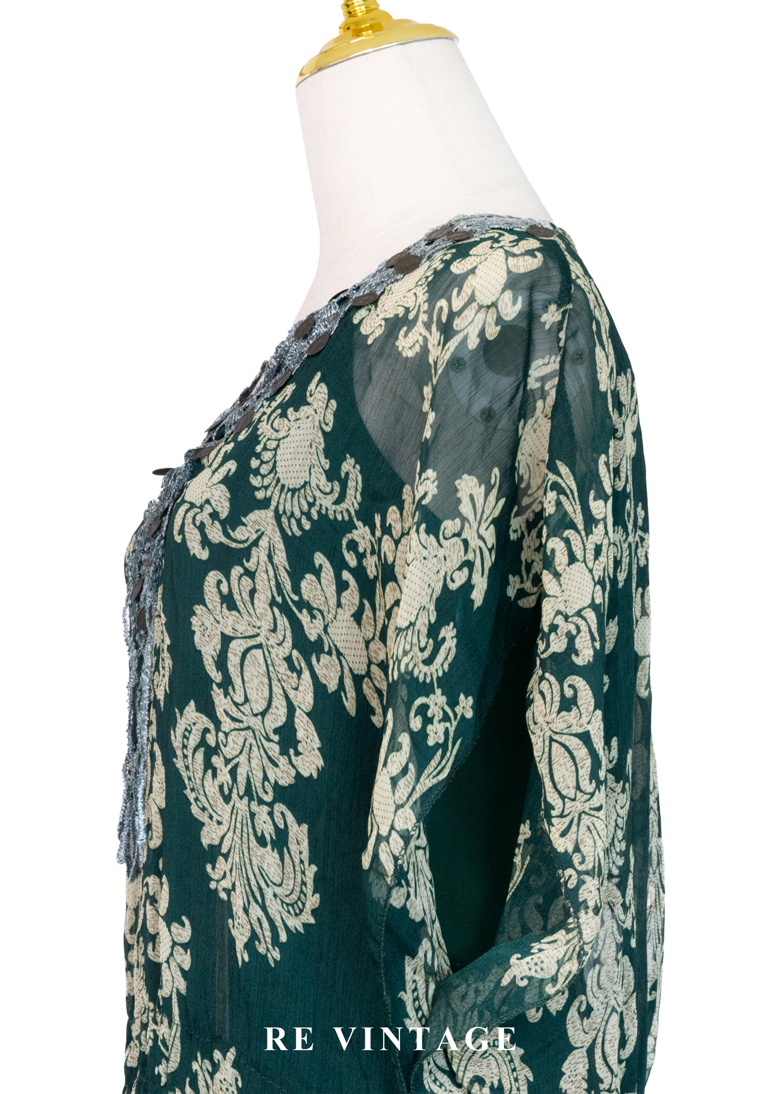 東歐精緻圖騰流蘇硬幣垂墜感上衣7