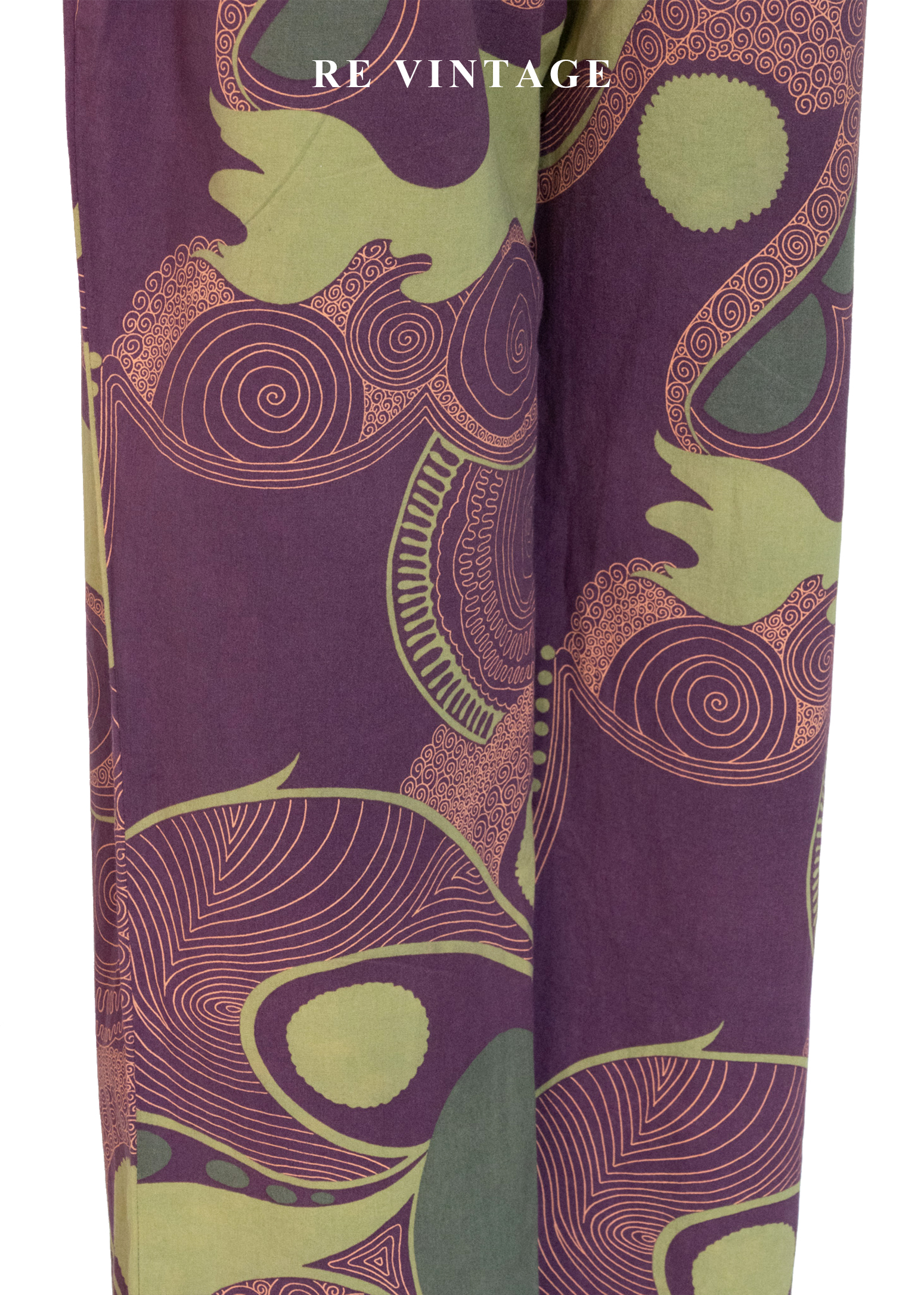 迷幻綠洲花紋流動美褲(26")8