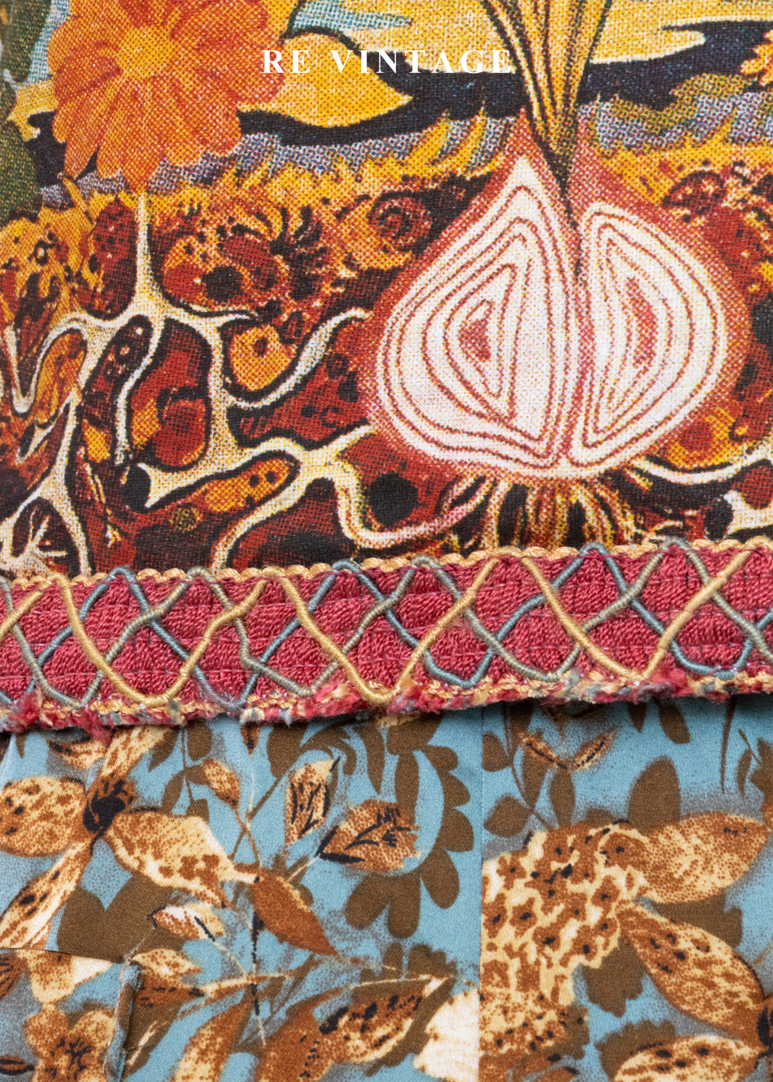 神秘凝視迷幻畫布短版背心11