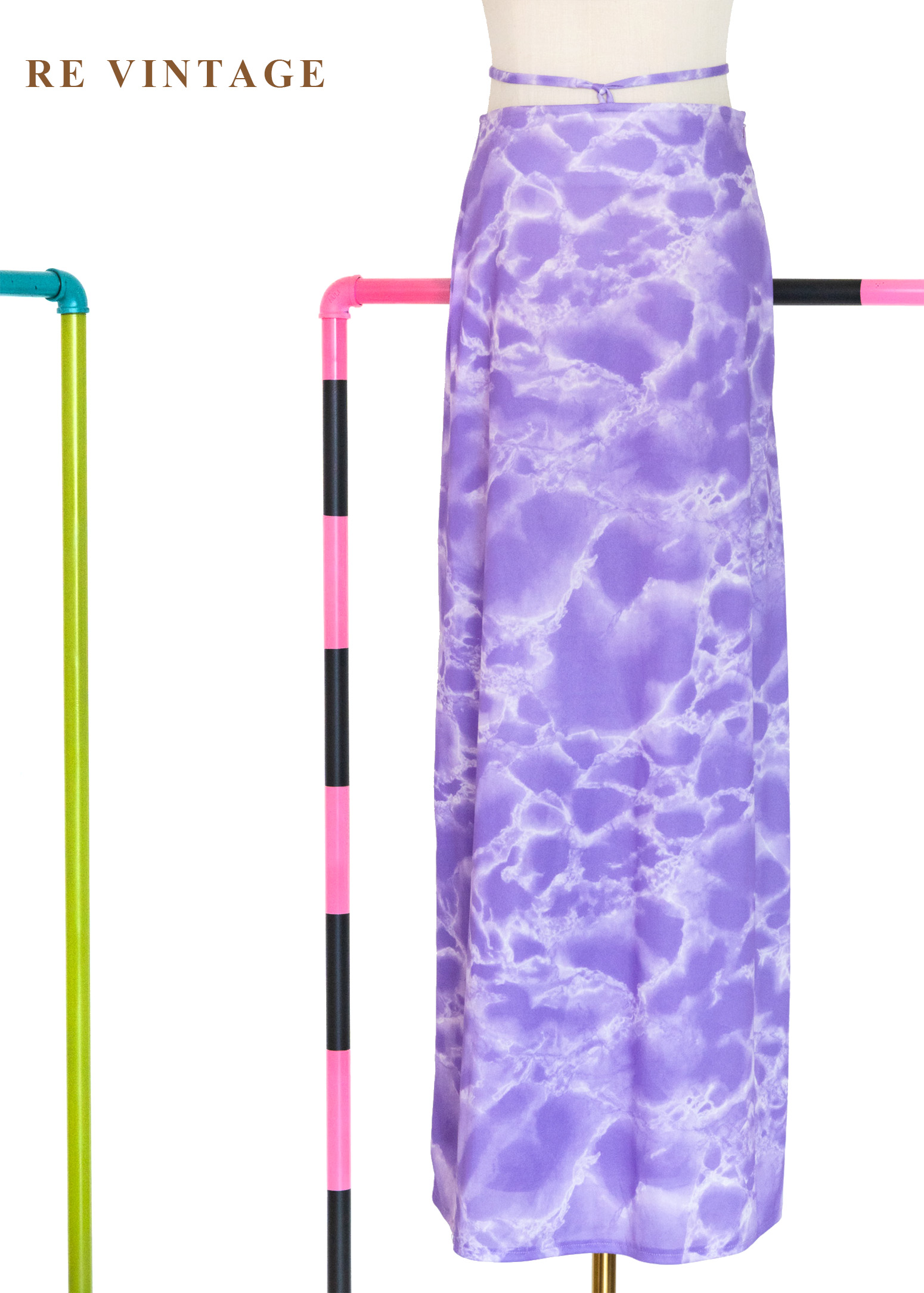 紫光漣漪如夢似幻長裙 (25")