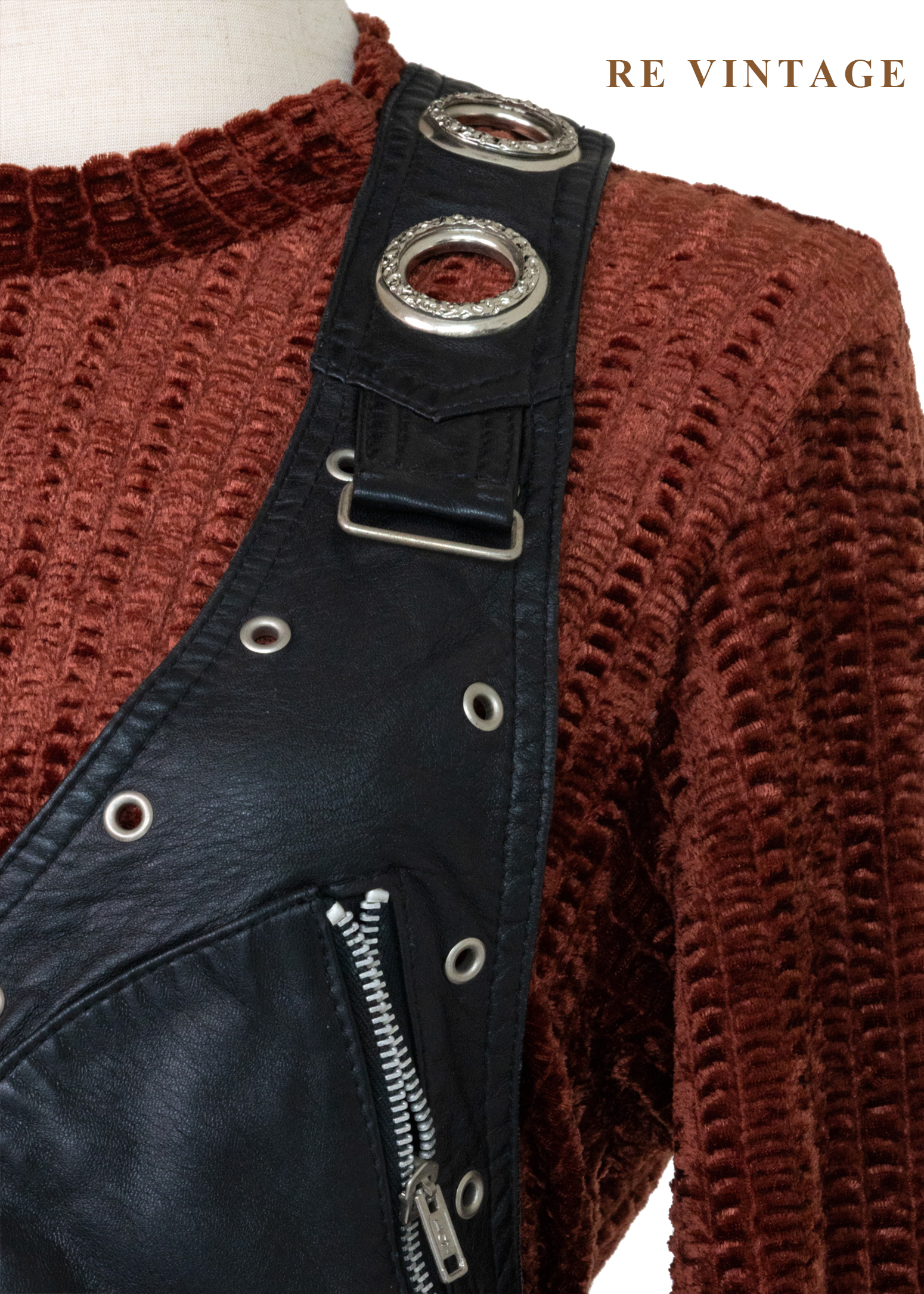 Cyber Punk 冷冽繆思皮革背心5