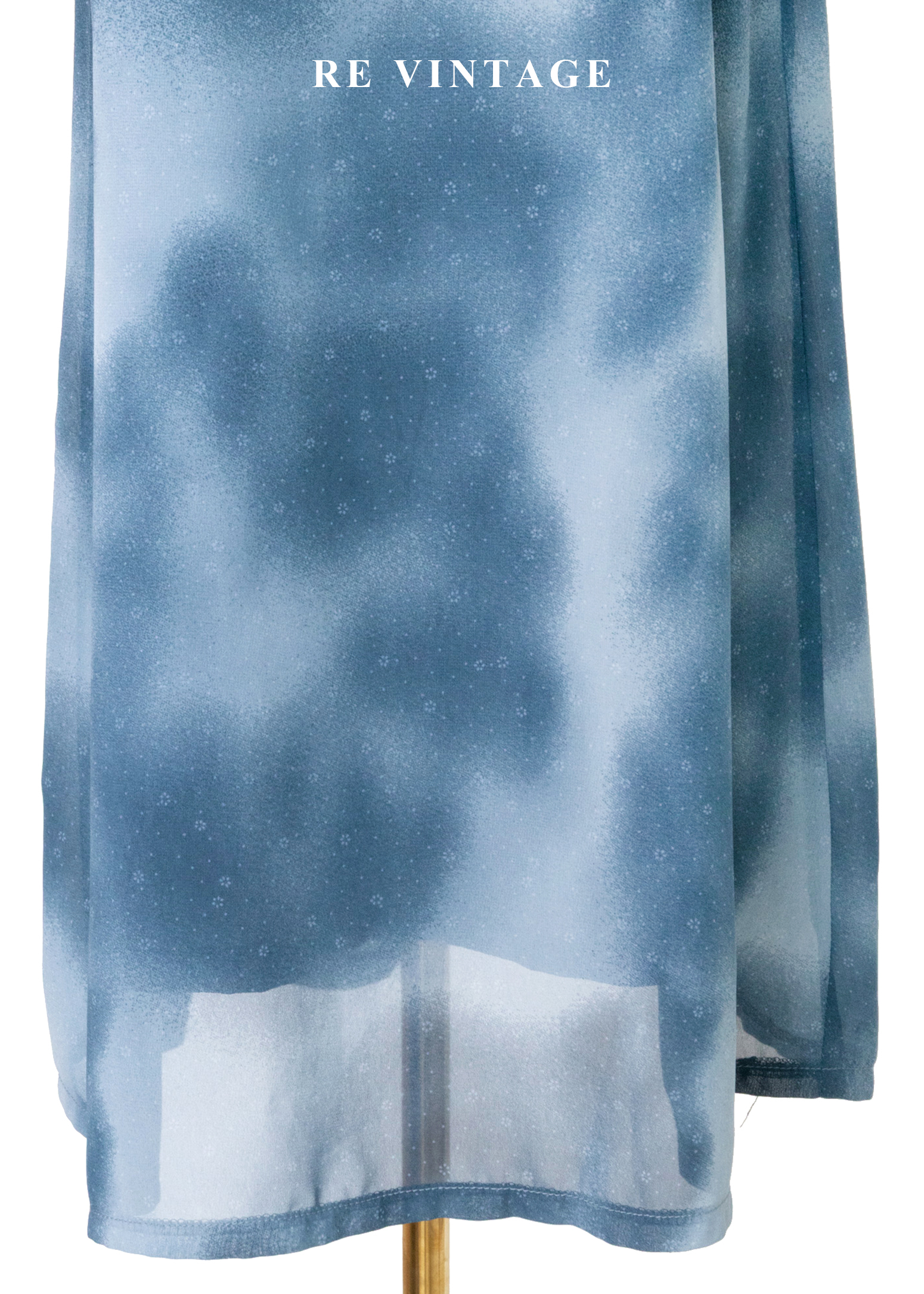 雲的形狀小花的溫度長洋裝8