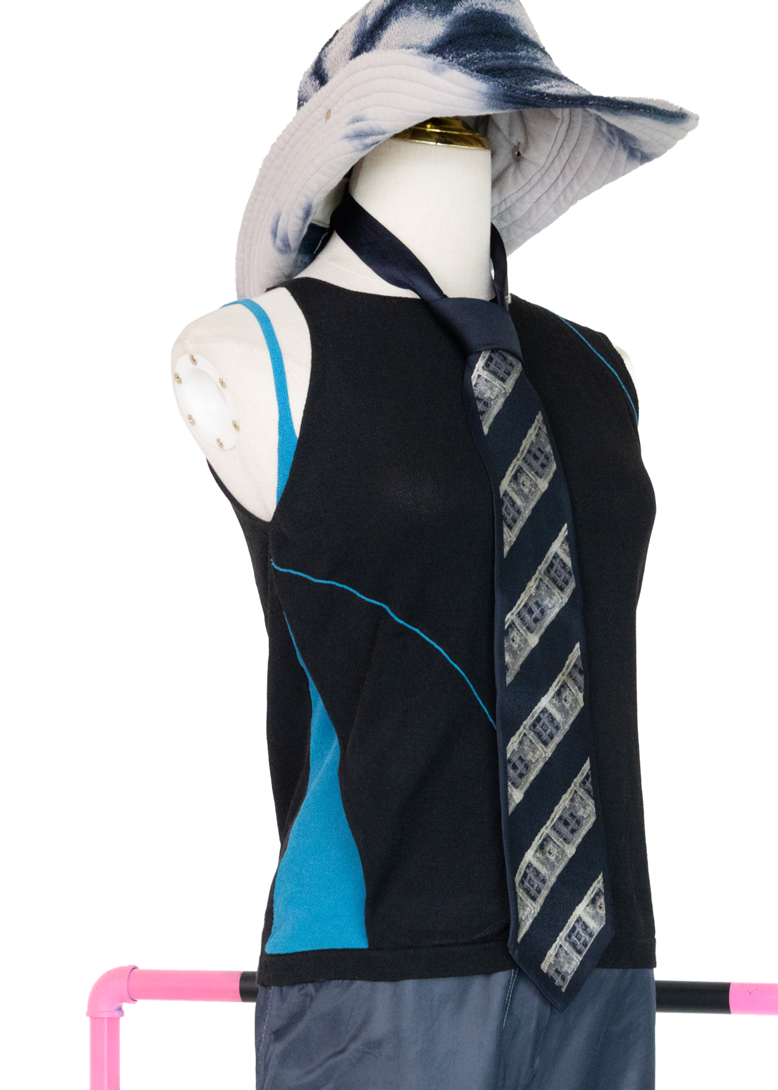 酷女孩特別剪裁針織背心8