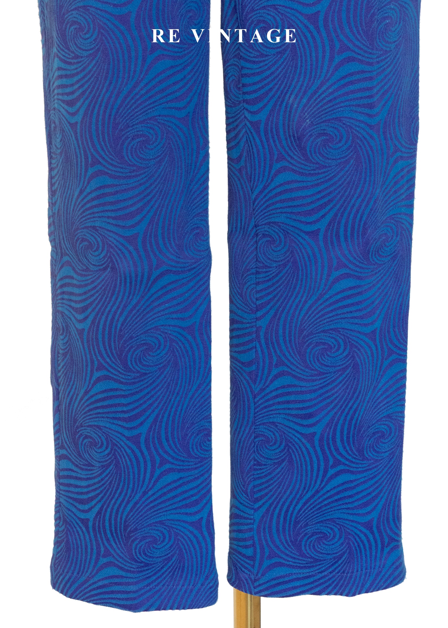 Neon Blue Swirl 霓藍迴旋長褲(26")7