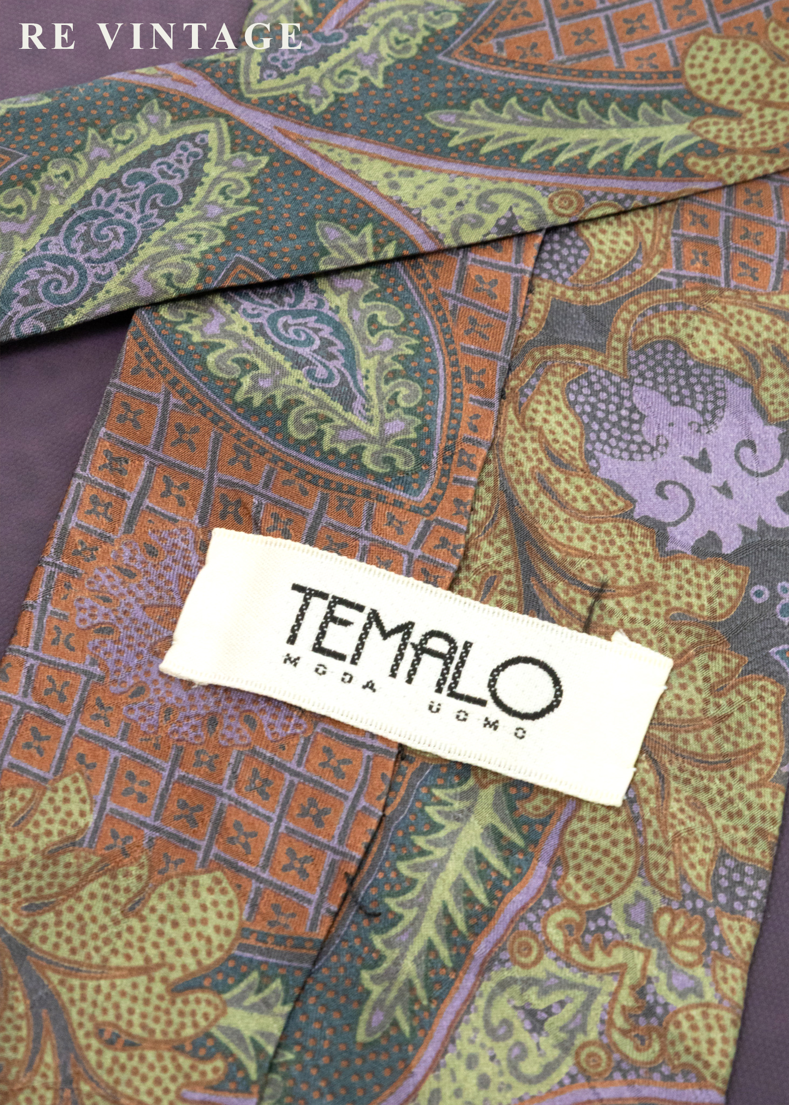 華麗的曲線與繁華交錯領帶4