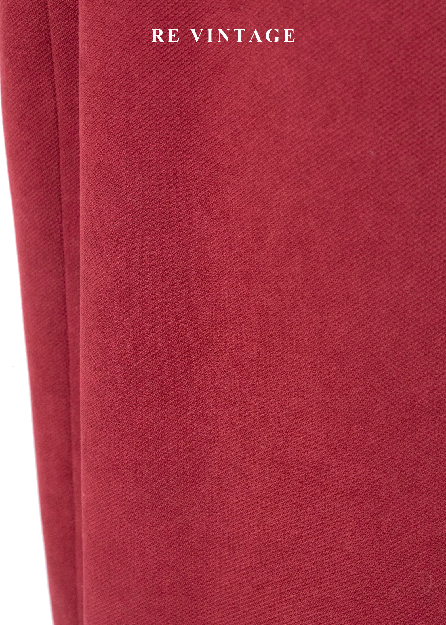 質感單品 - 磚紅色俐落剪裁的都市美裙(24-27")11