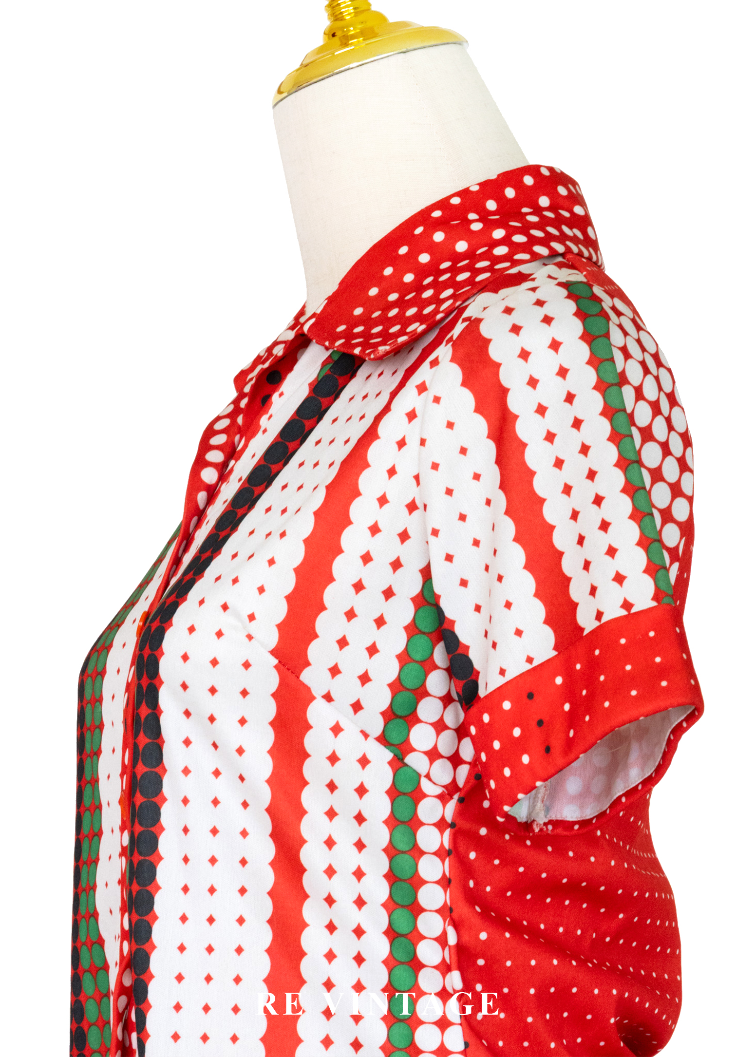 點點條紋夏日嘉年華短袖上衣9