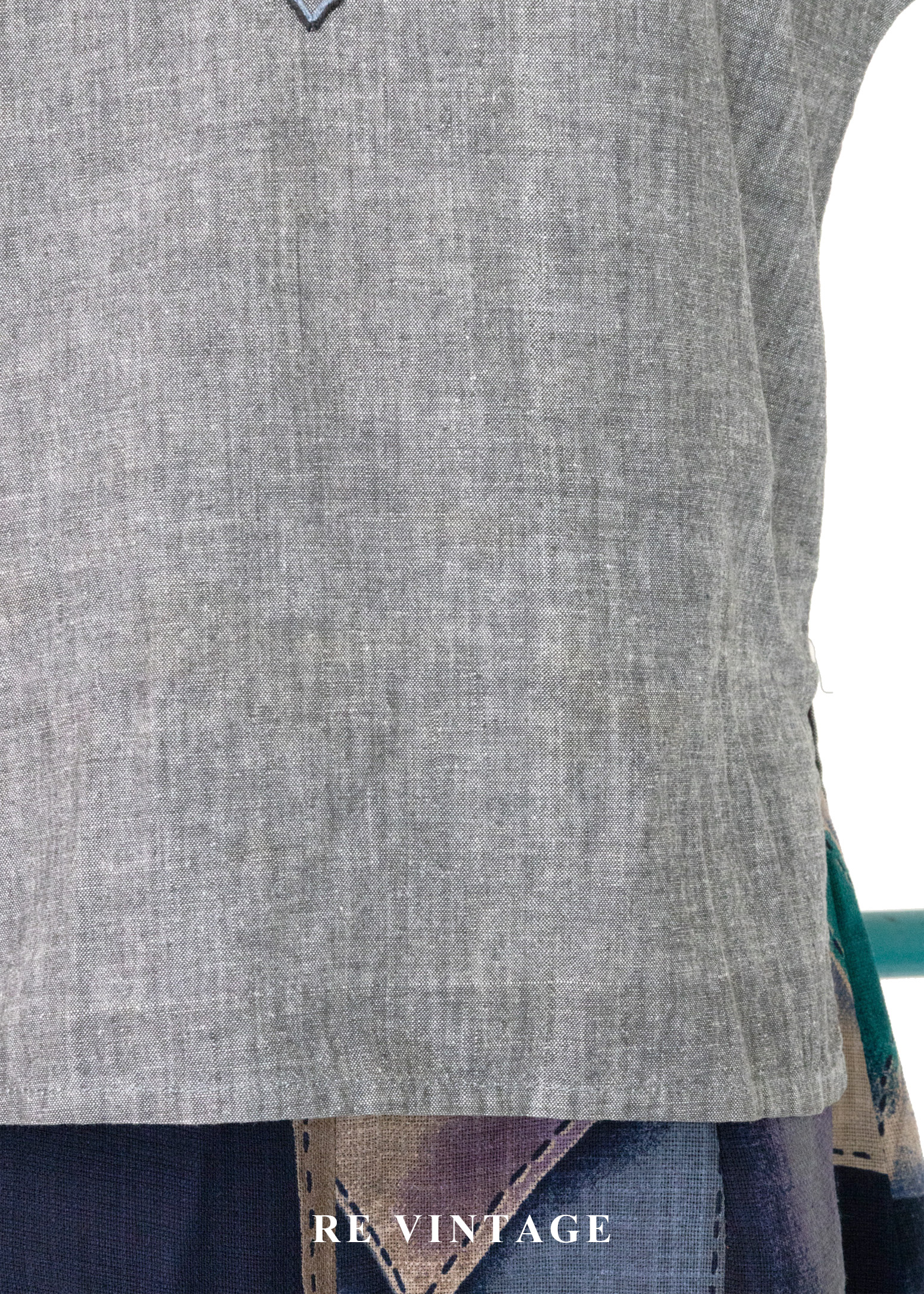 摩登西部牛仔灰底帥氣上衣13