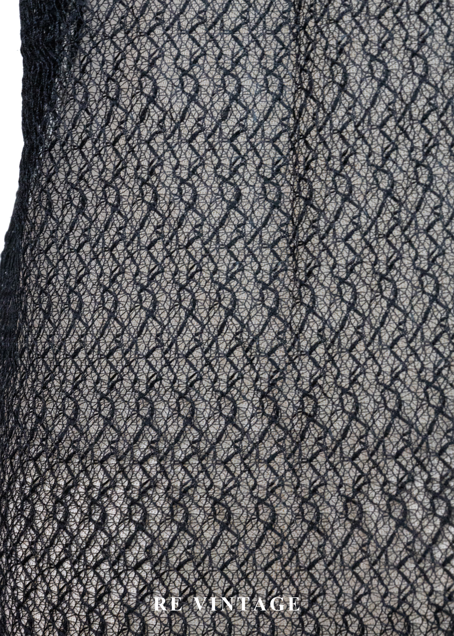 半透夢境中國釦蕾絲洋裝/罩衫17