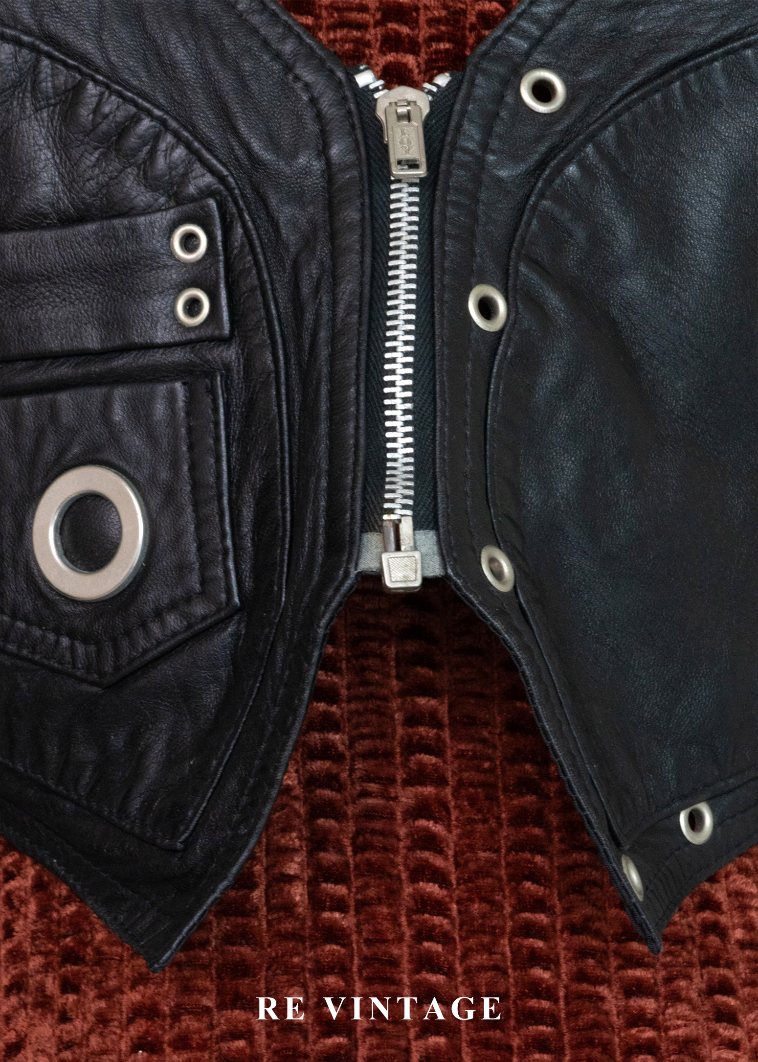 Cyber Punk 冷冽繆思皮革背心6