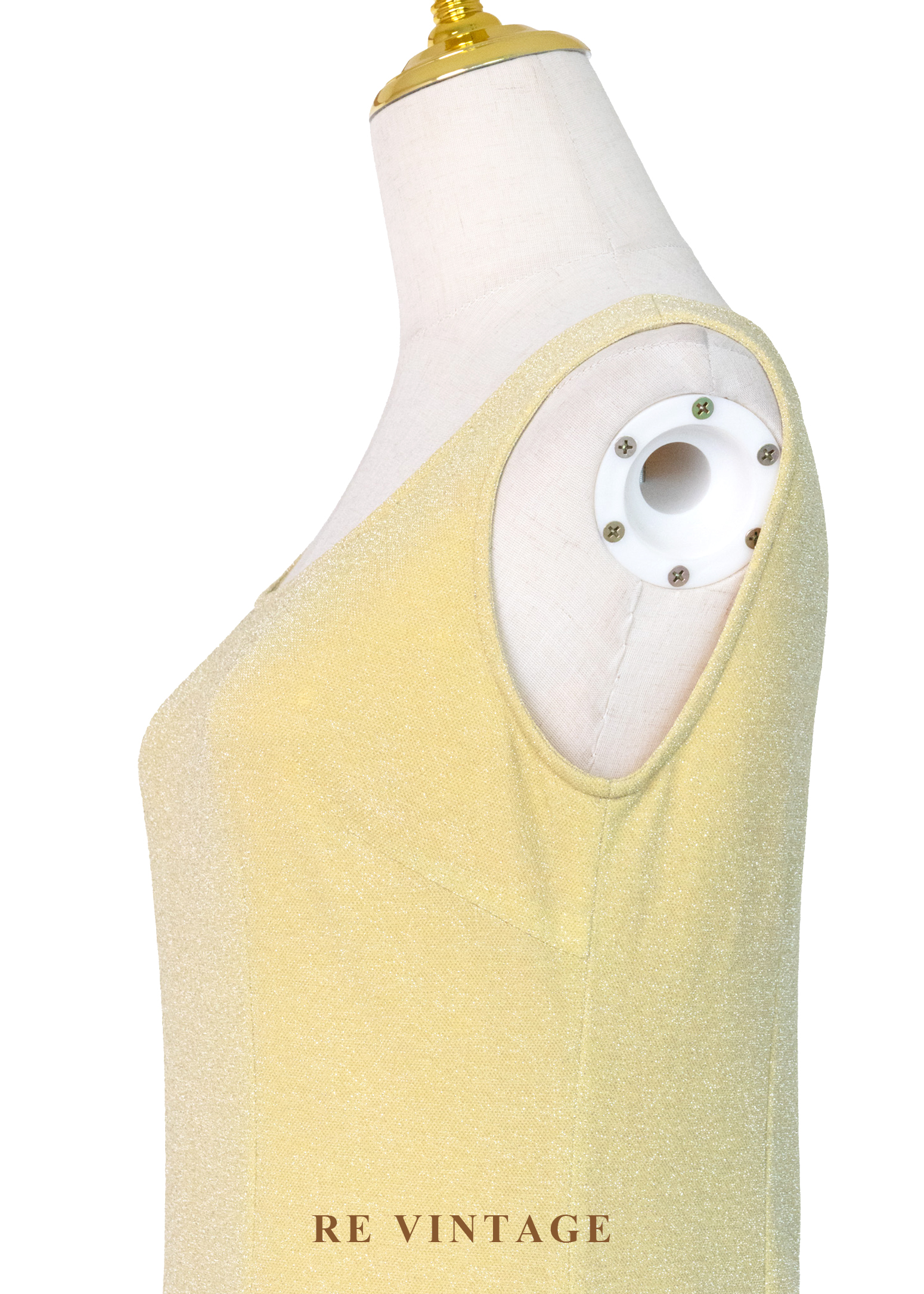 質感單品 - 淡黃的慢半拍時刻閃亮洋裝9