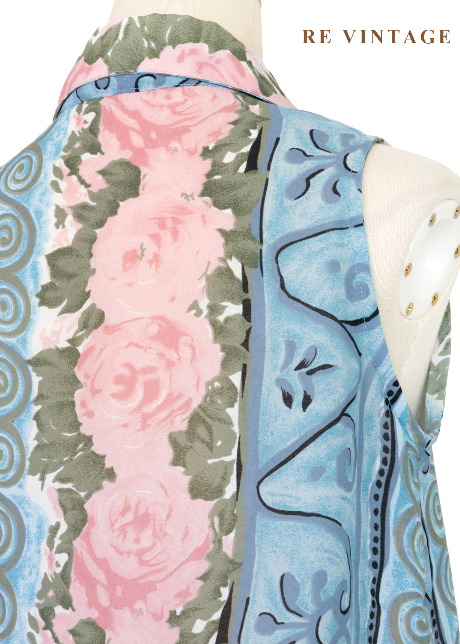 Rose Bloom 蔚藍天空玫瑰綻放長版背心11