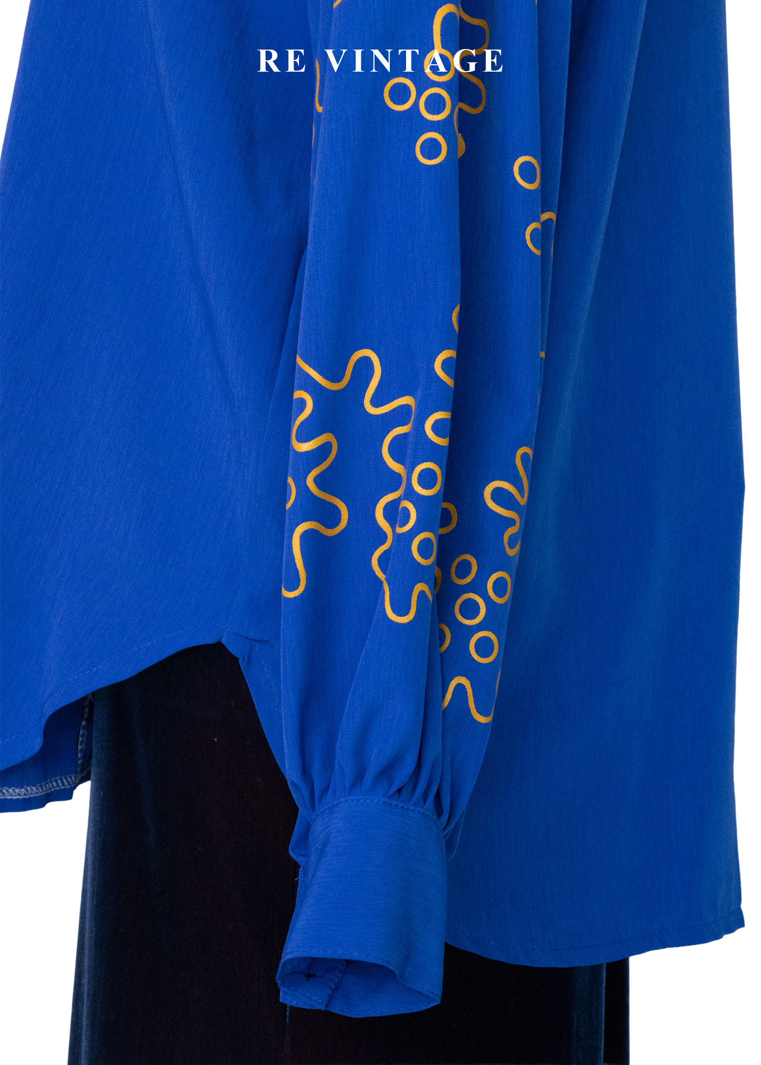 寶藍跳動火花襯衫8