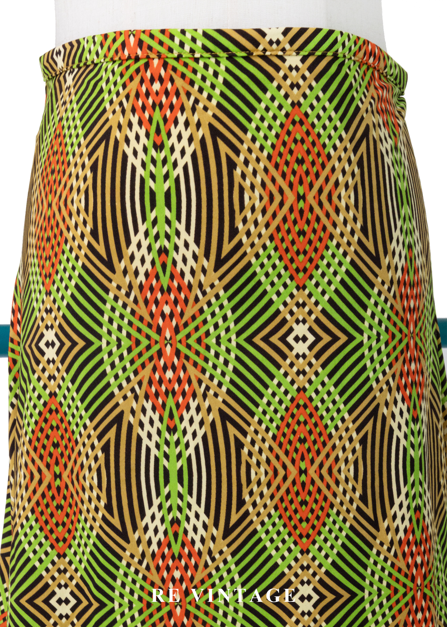 迷幻秩序幾何相撞短裙(27")3