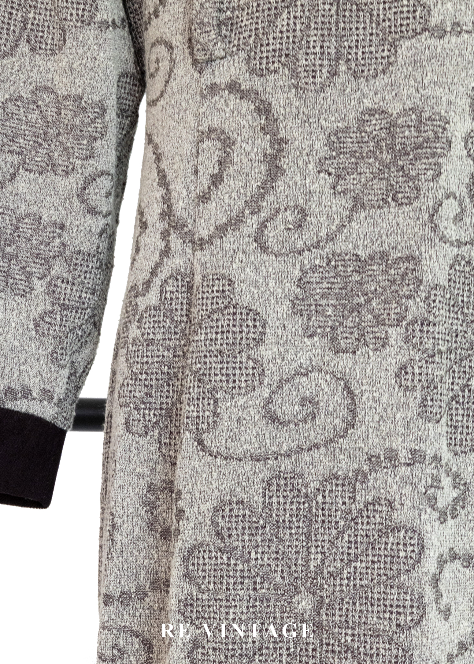 質感單品 - 溫潤培茶壓印花紋西裝式長洋裝18