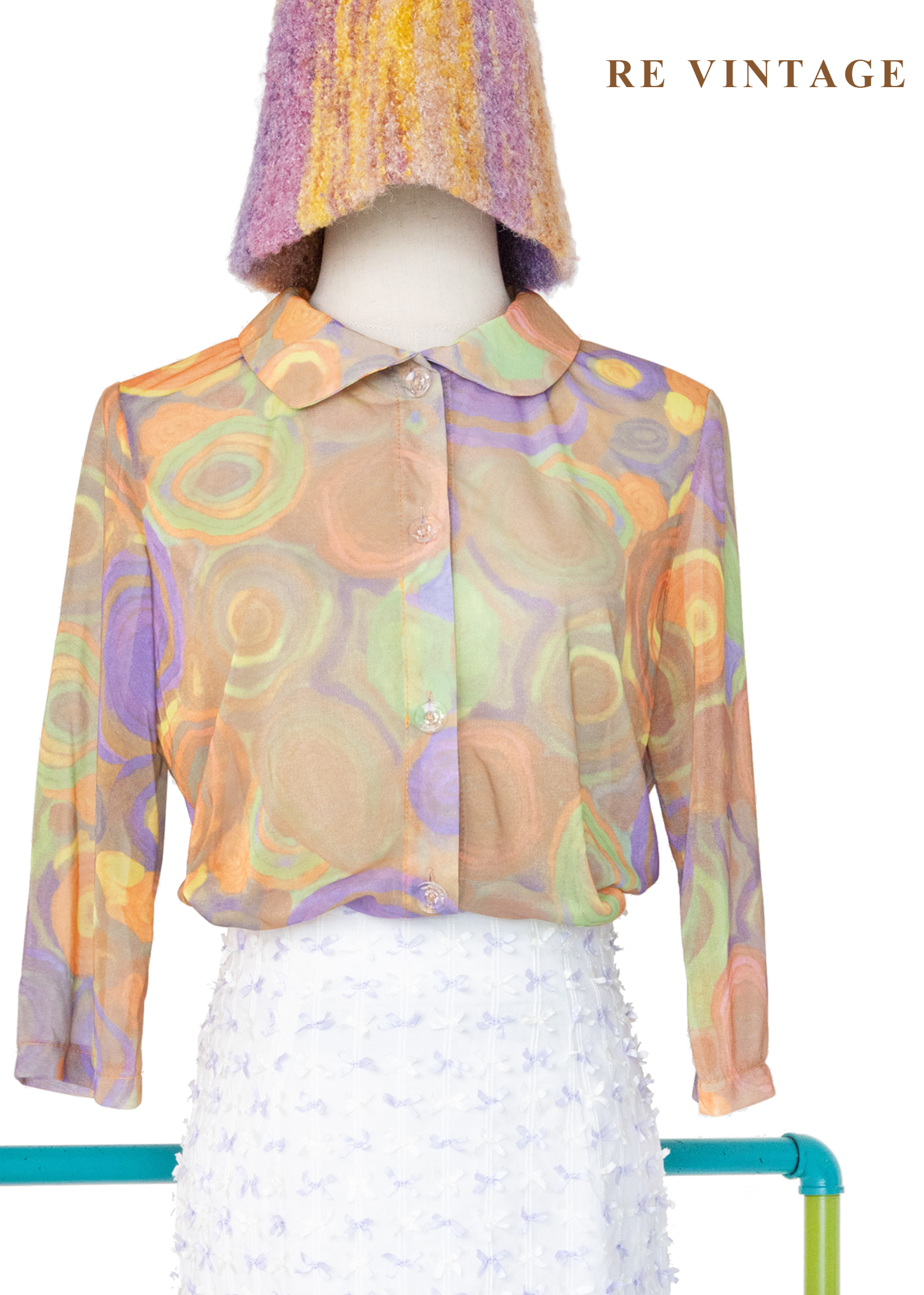 夢境中的行星帶網紗上衣