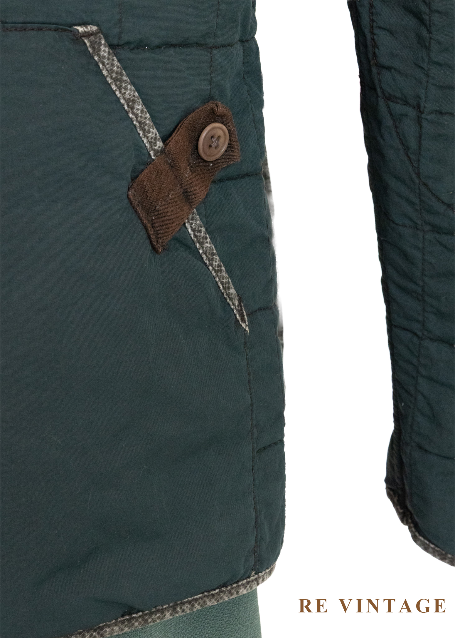 重磅水洗迷幻格紋硬挺夾克21