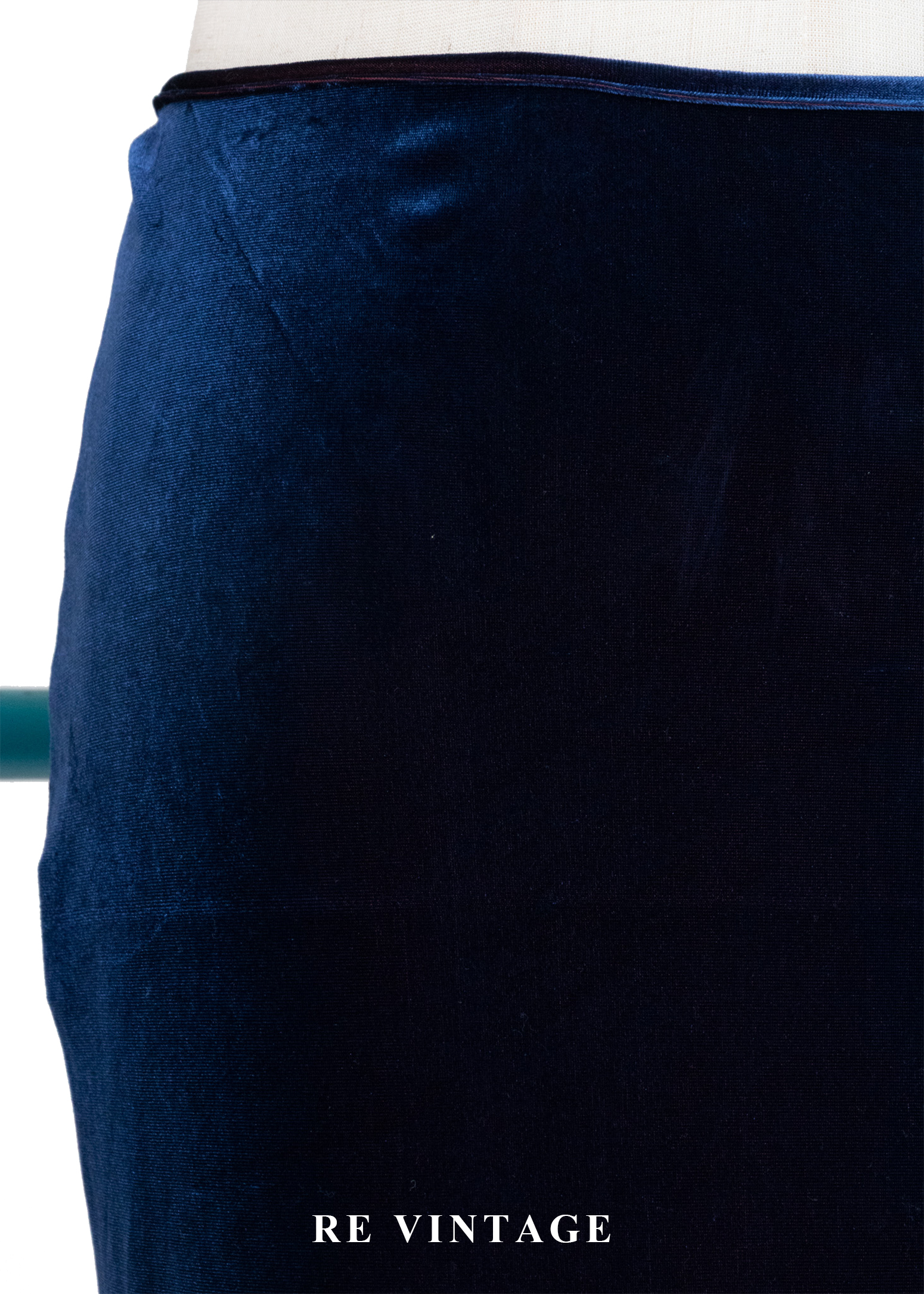 微光紅深藍蕾絲魔女長裙(28-30")5