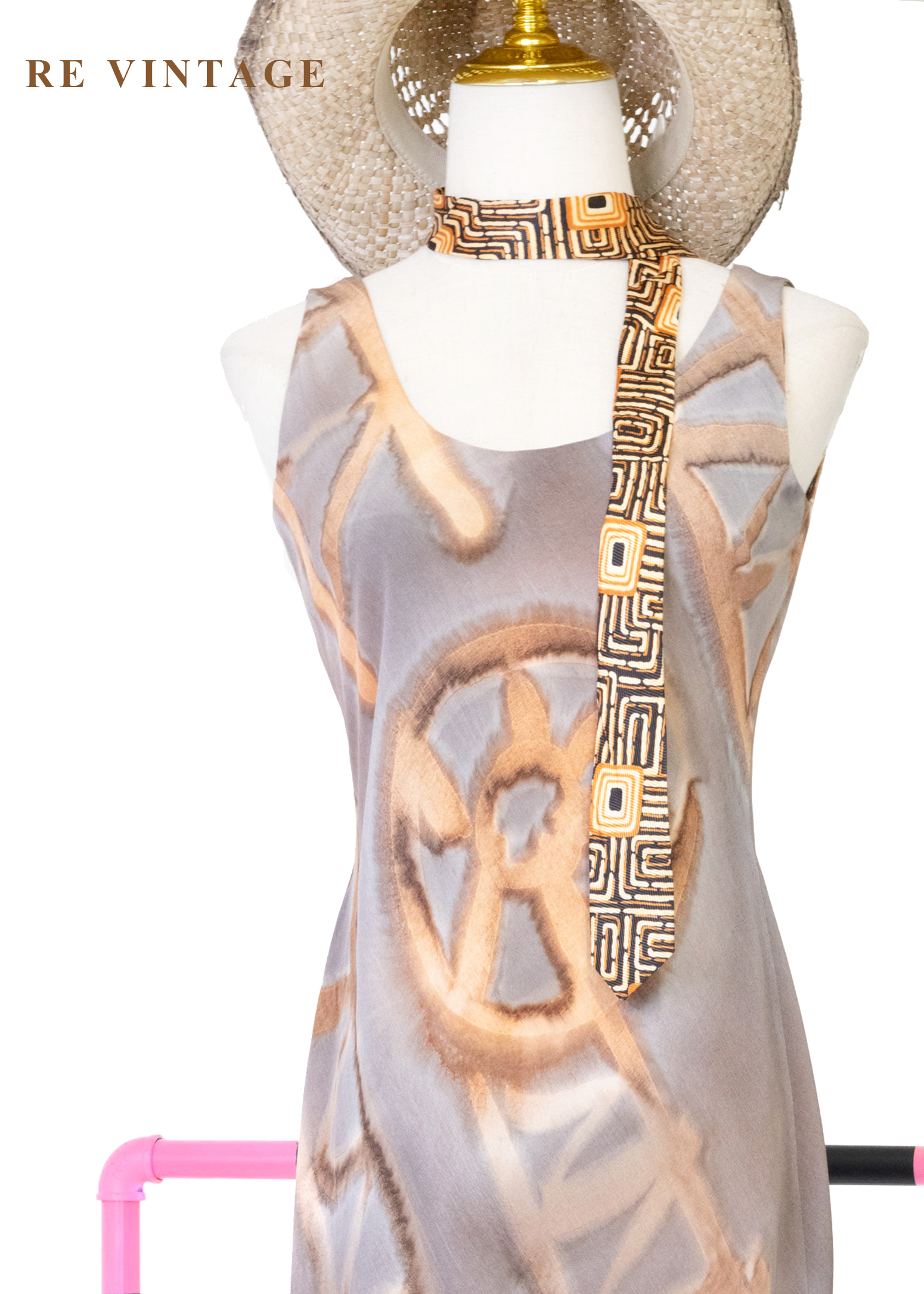 沙丘符號旅途痕跡長洋裝3