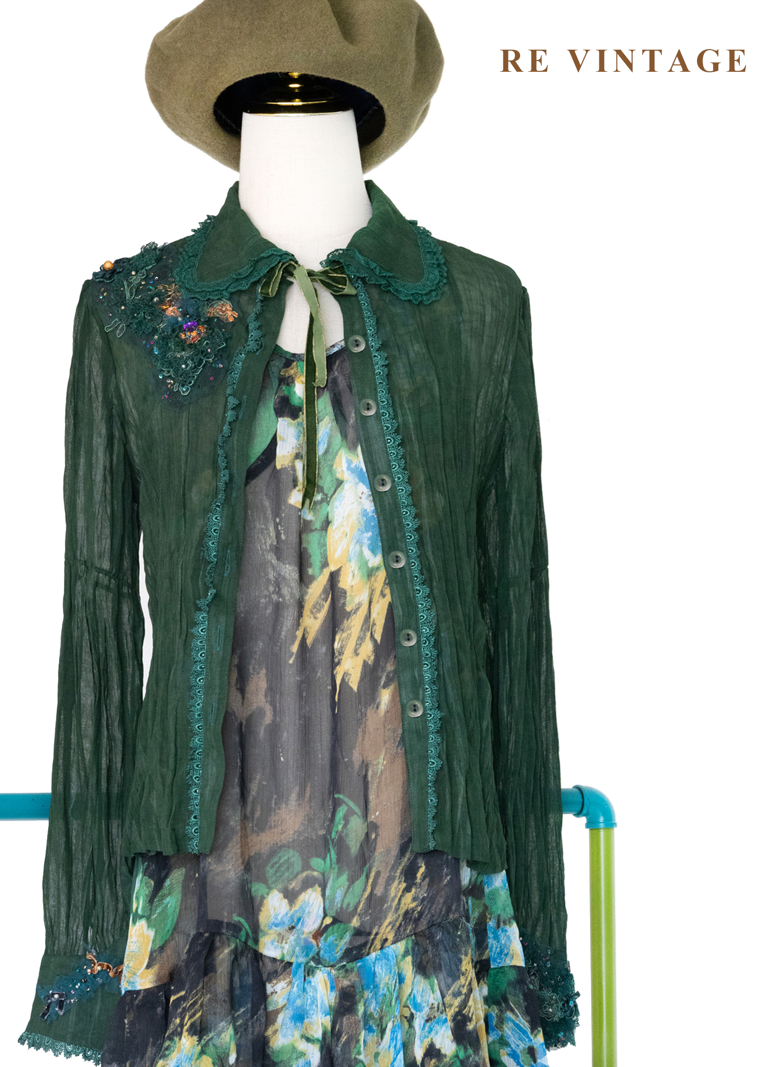 森之靈 - 精靈的珠寶神秘綠上衣1