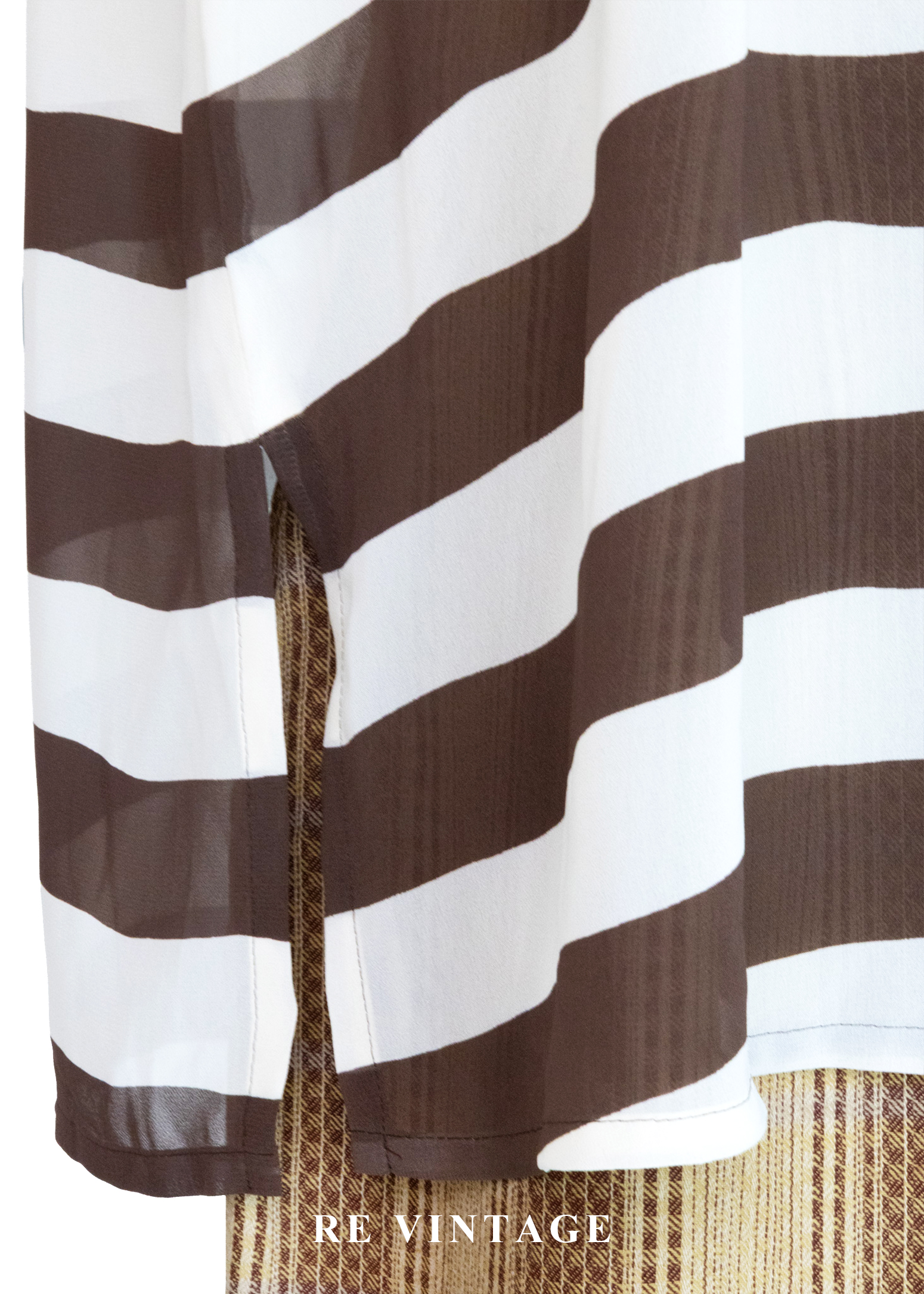 盛夏的影子- 向日葵花園條紋背心6