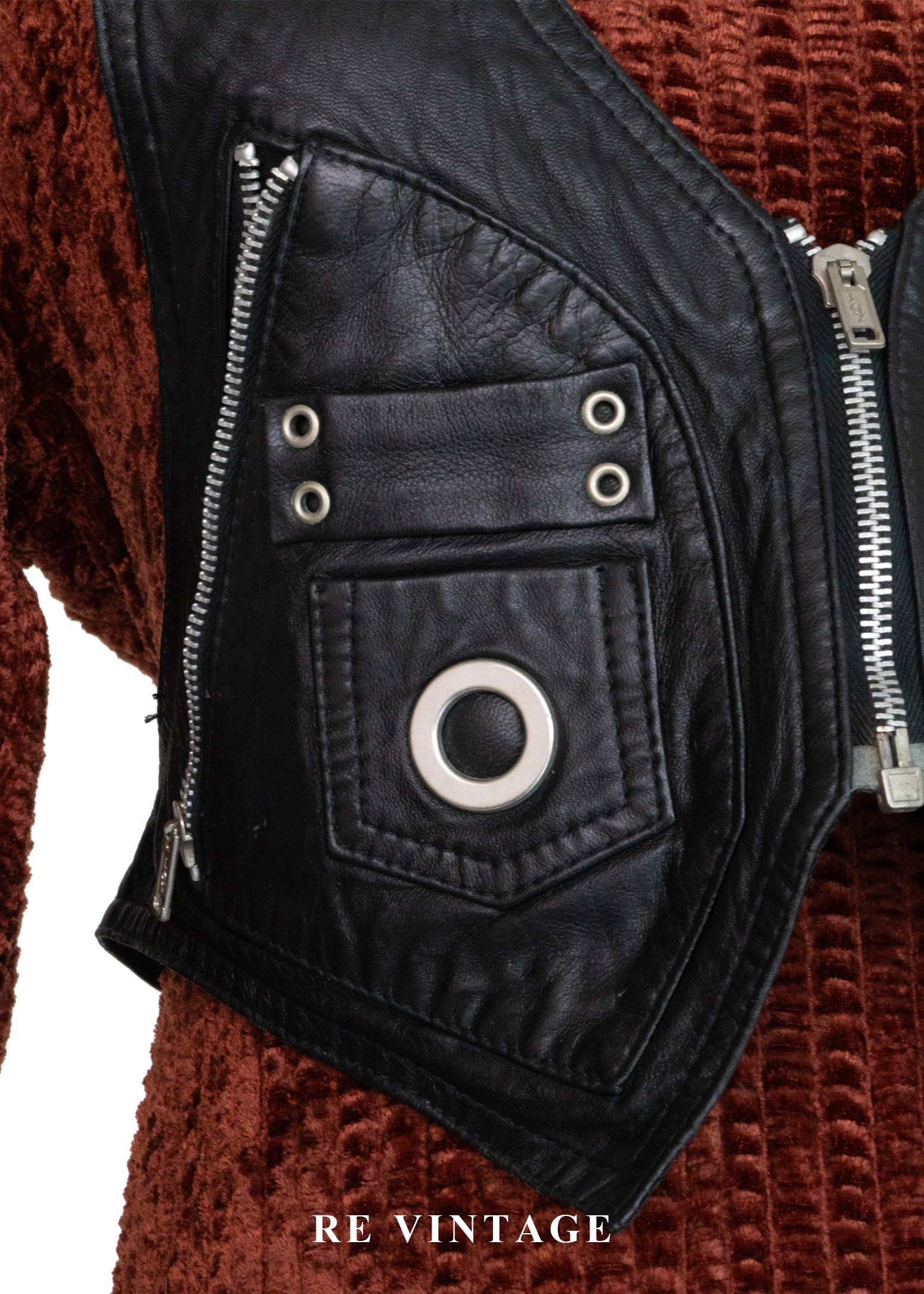 Cyber Punk 冷冽繆思皮革背心4