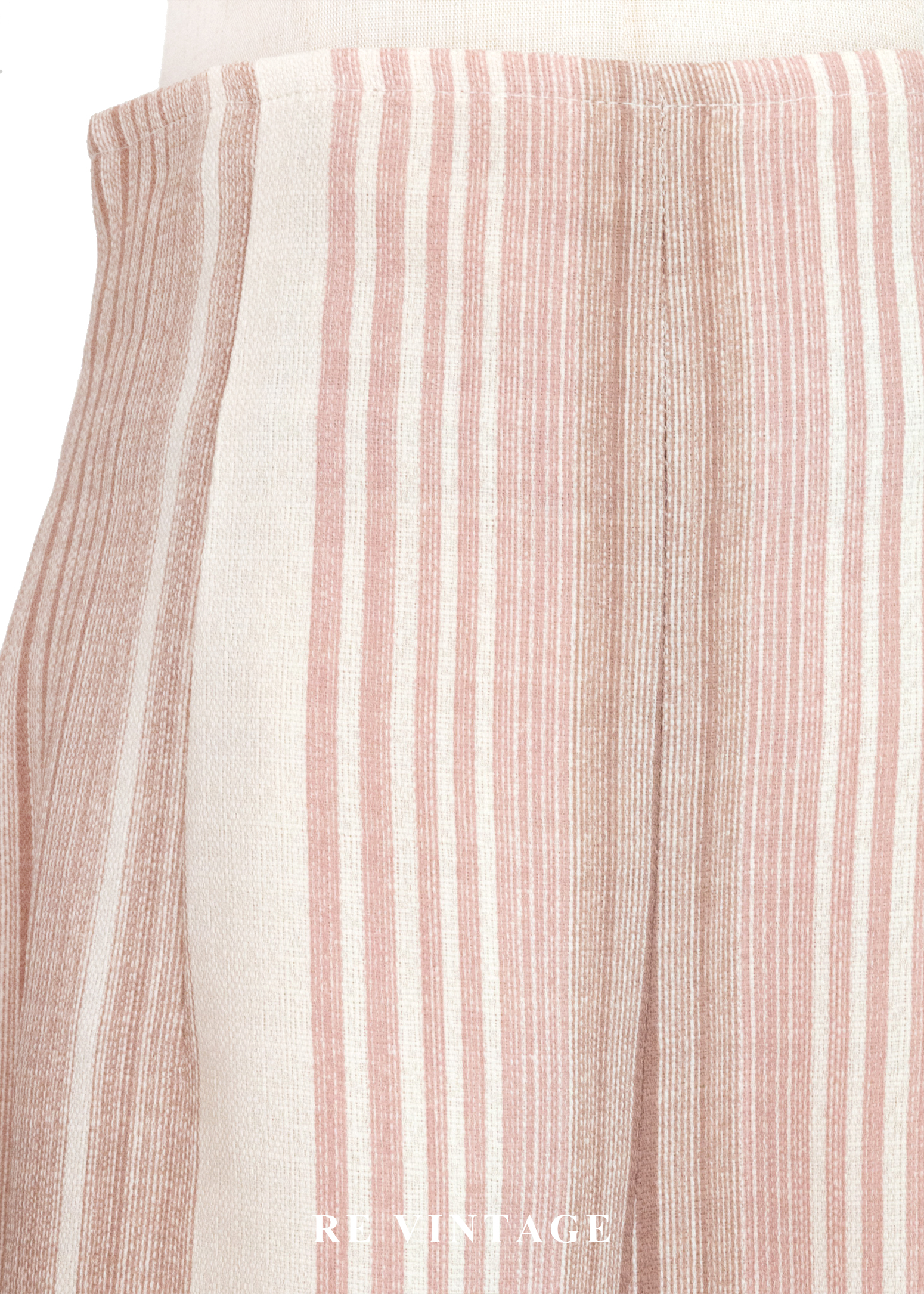 玫瑰奶茶色線條高腰短褲(26")10