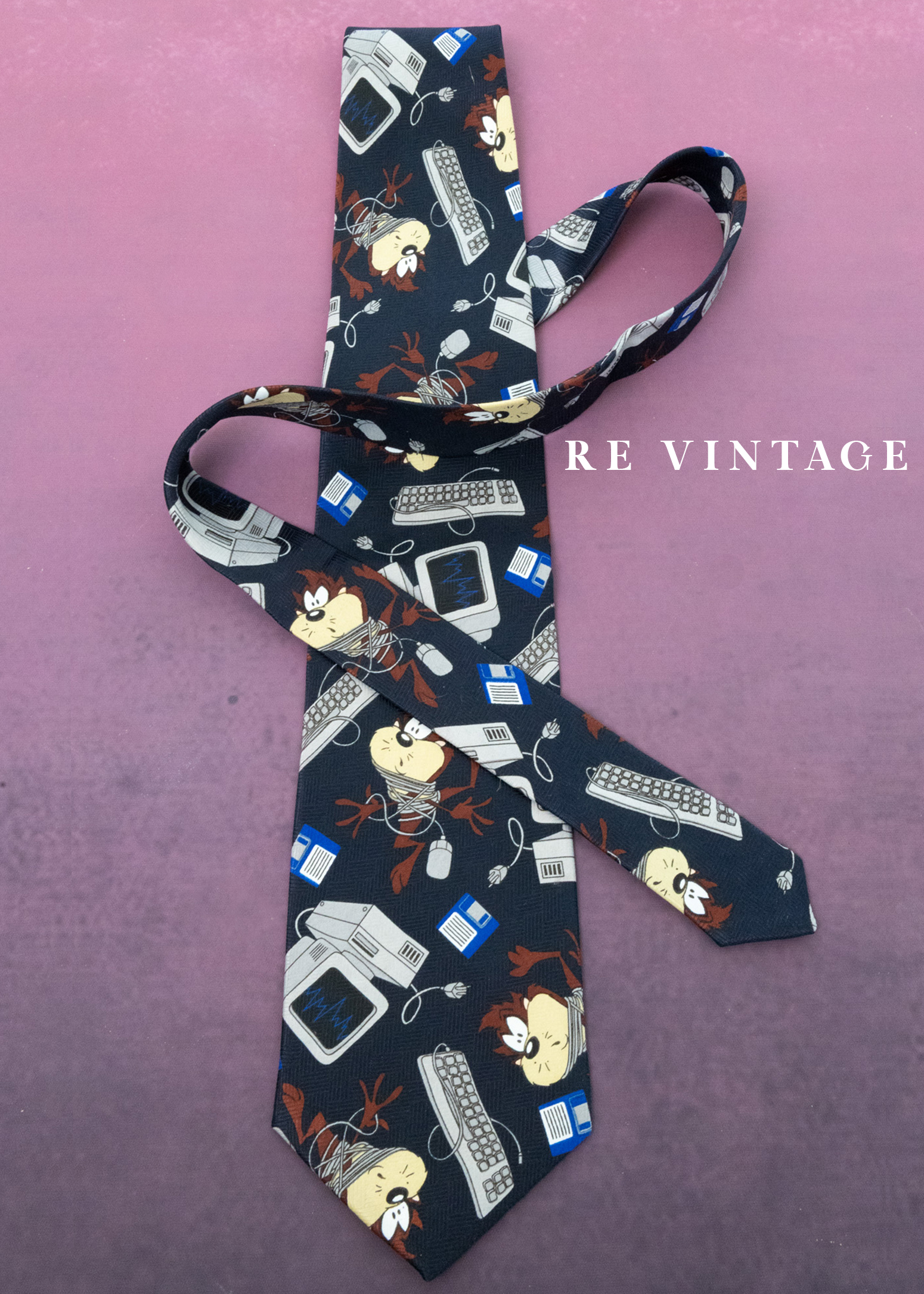 Taz 的炫風電腦日記領帶7