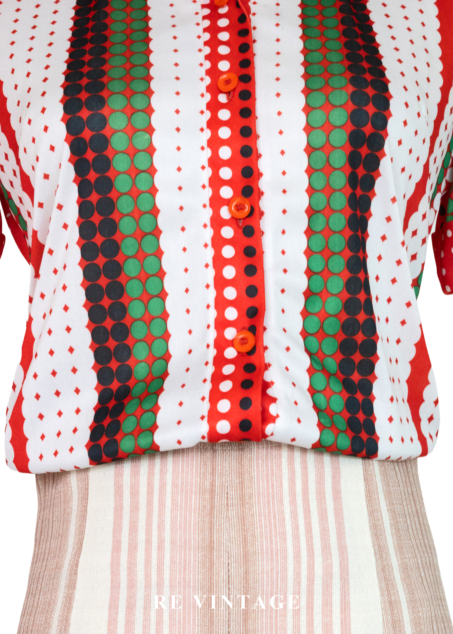 點點條紋夏日嘉年華短袖上衣4