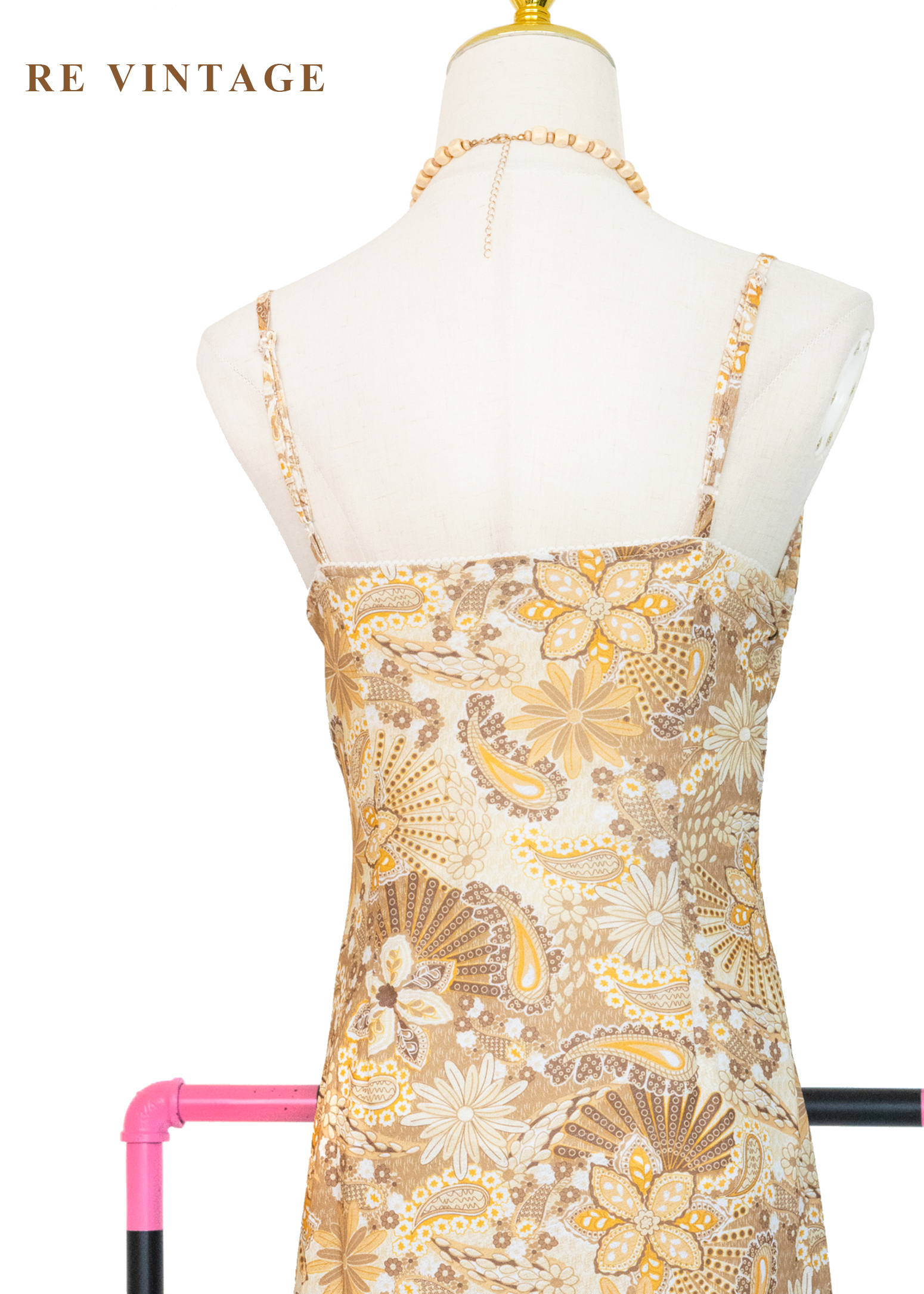 法式暖陽漫步細肩帶洋裝14