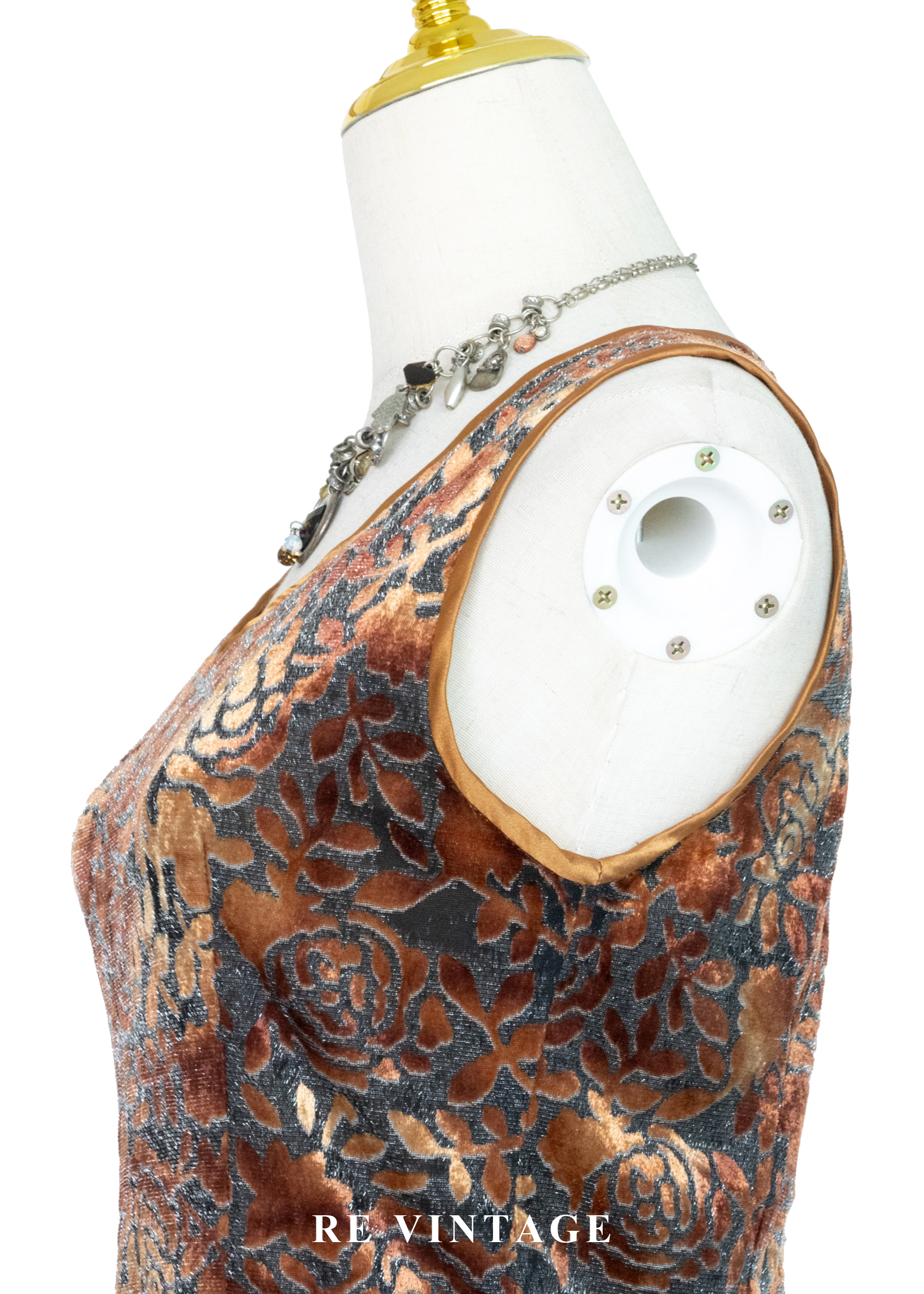 落日玫瑰 - 浮雕花絨背心7