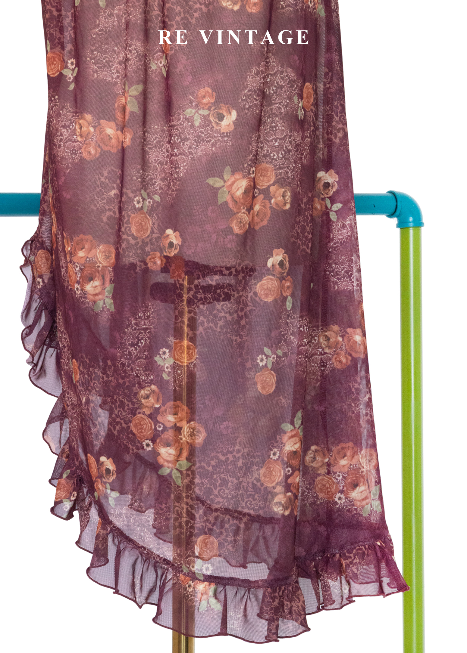 Rose Dust 茶玫瑰浪漫透膚洋裝11