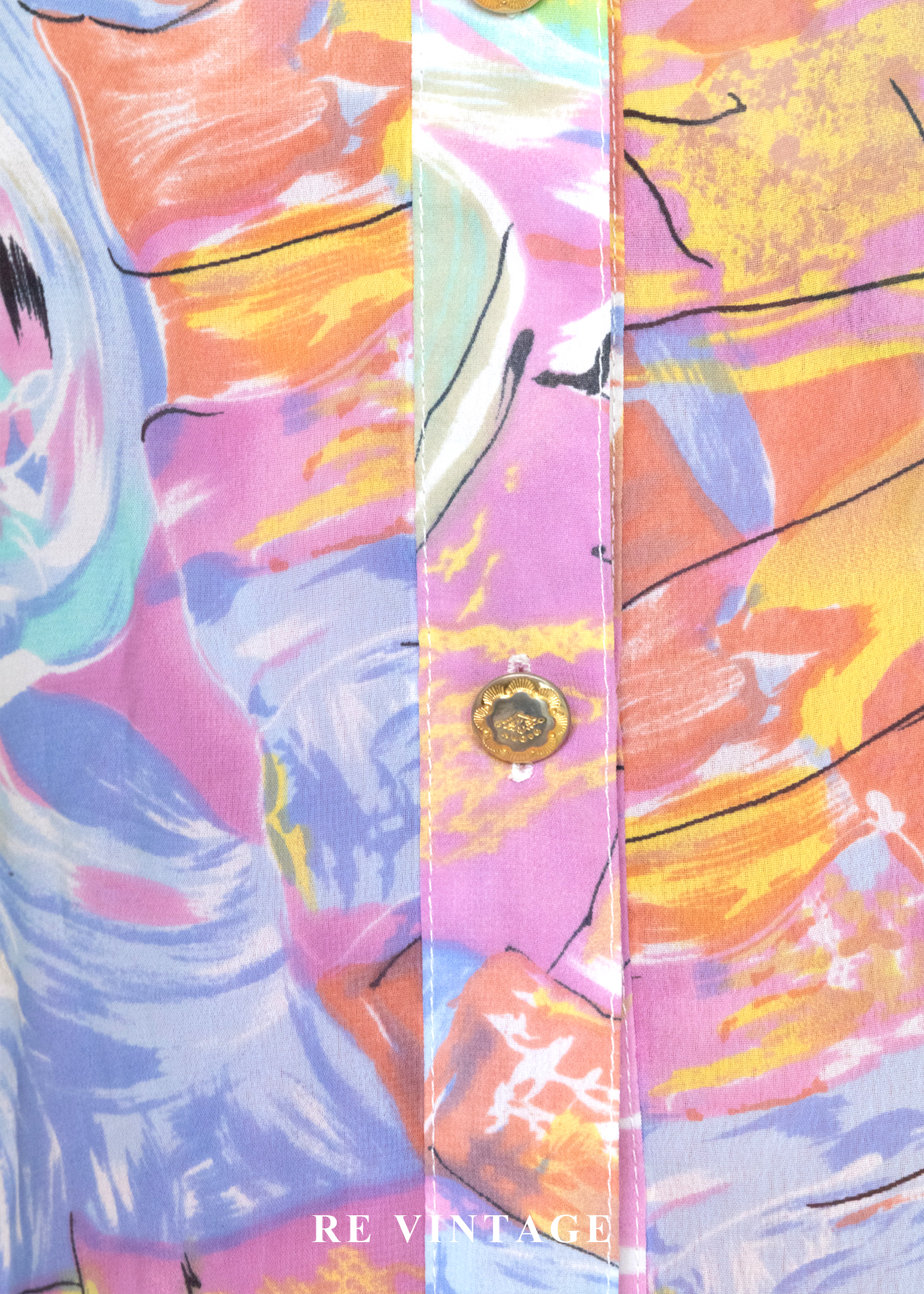 印象派的晨曦 - 彩繪水彩藝術襯衫9