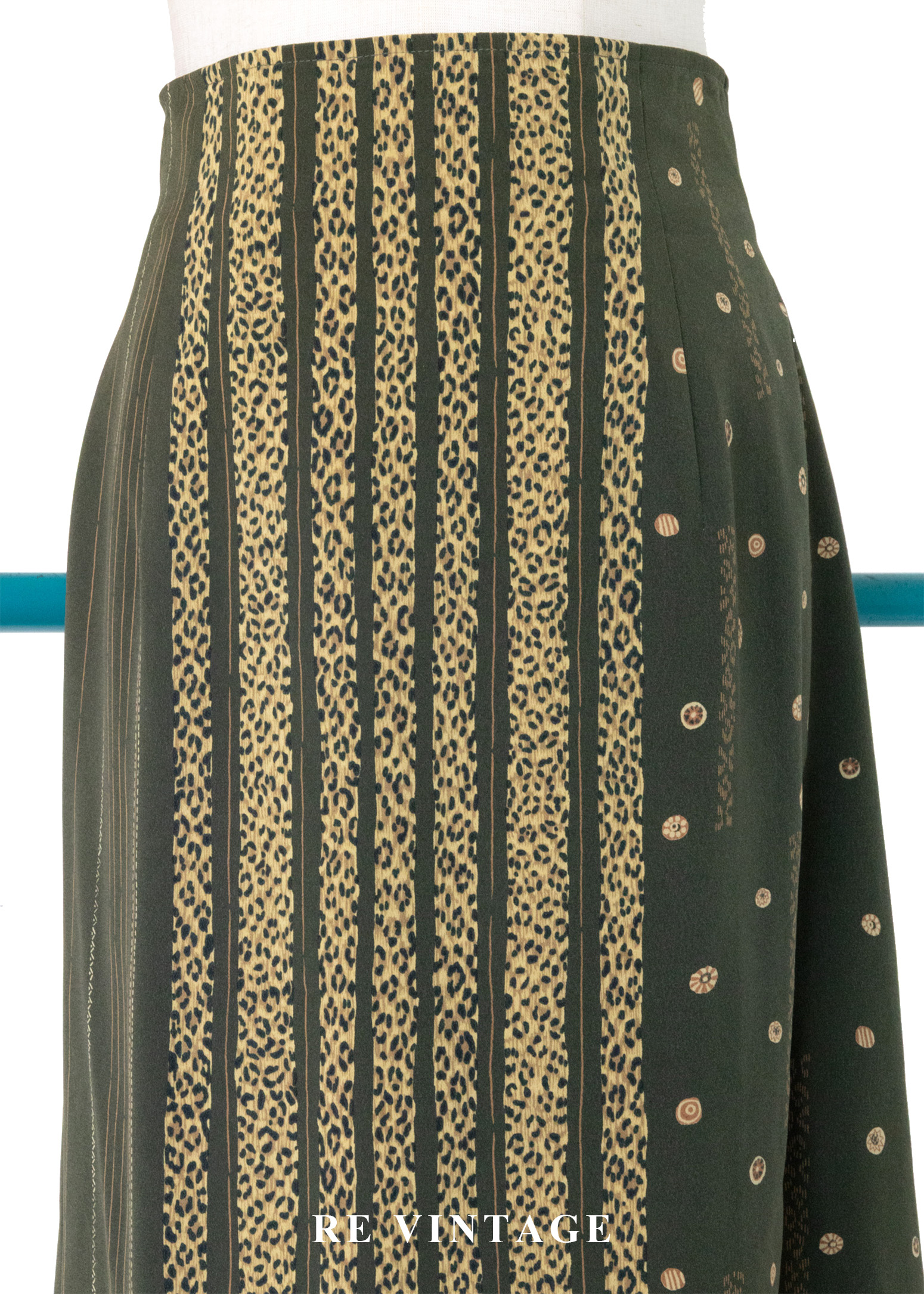 森林裡的神祕小豹長裙(30")3