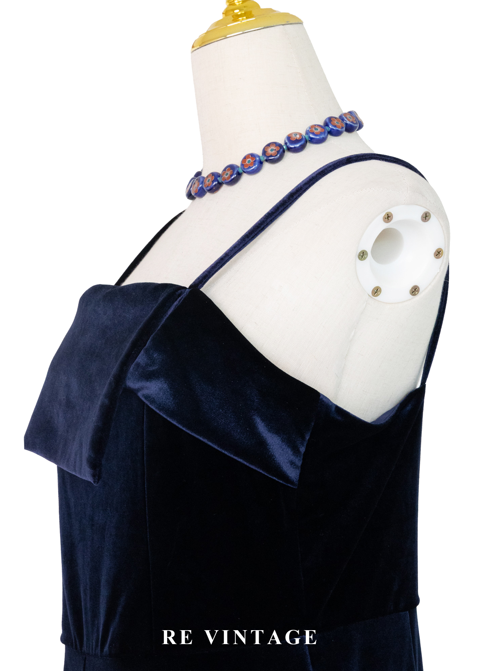 深藍海裡的美人魚細肩帶連身褲15