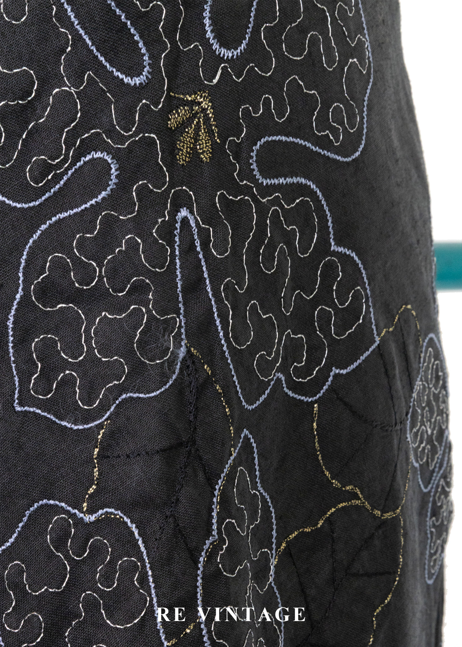 華麗金銀刺繡花花美裙 (30")7